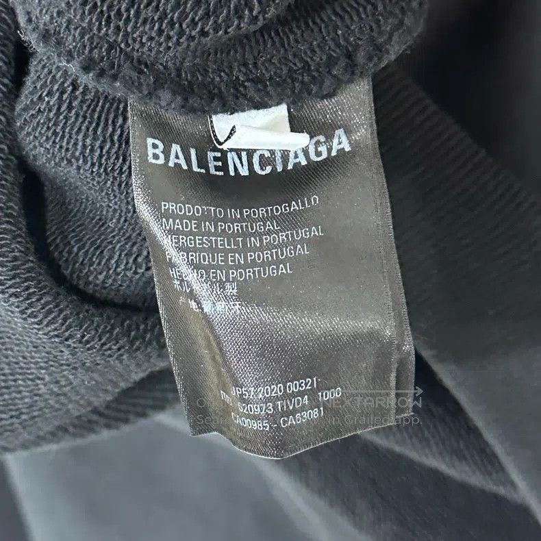 Balenciaga Balenciaga Printed hooded sweater Size US S / EU 44-46 / 1 - 5 Thumbnail