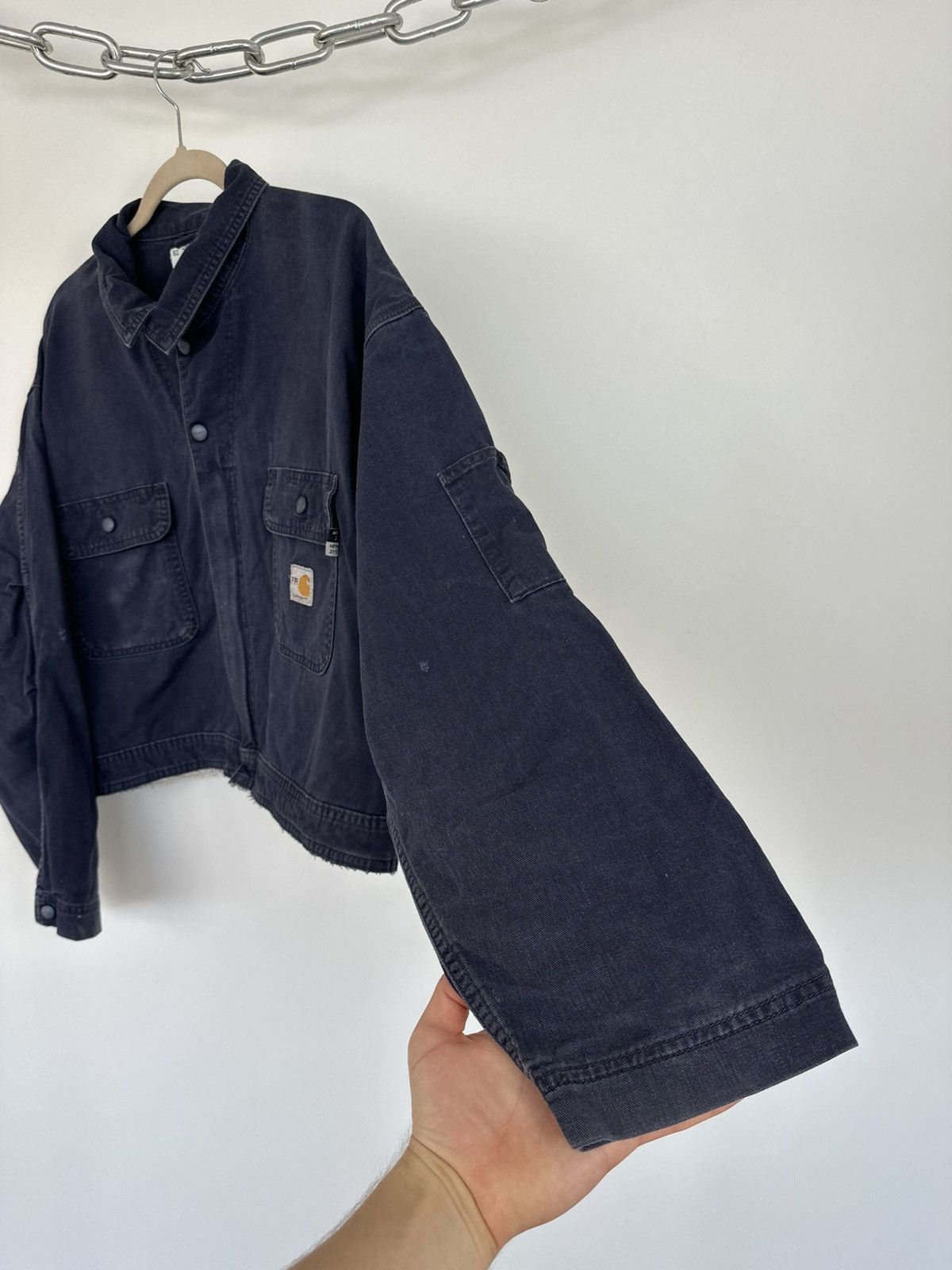 Carhartt Vintage Carhartt Flame Resistant USA Cropped Y2K Work Jacket Size US L / EU 52-54 / 3 - 9 Thumbnail