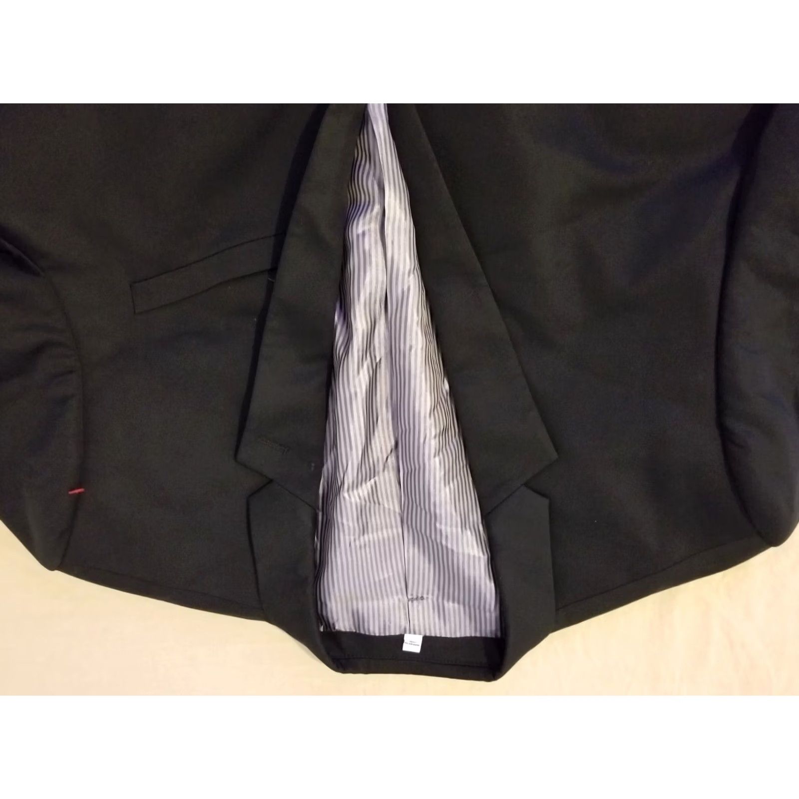 Express Express Sports Blazer 44R Extra Slim Black Cotton Mens Size 44R - 2 Thumbnail