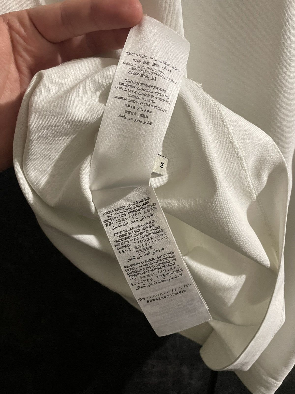 Gucci Gucci Lampas Embroidered Logos T-shirt Tom Ford Demna Size US M / EU 48-50 / 2 - 10 Thumbnail