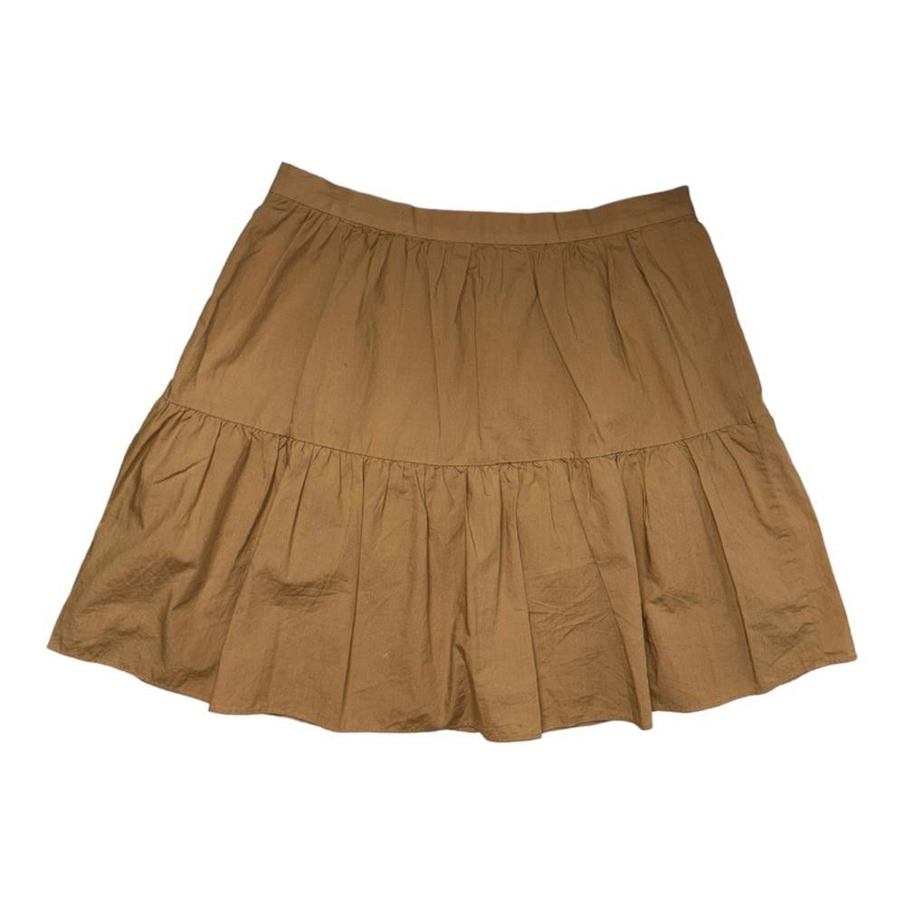 Madewell Madewell l Khaki Ruffle-Hem Skirt Size 2 Size 26" / US 2 / IT 38 - 6 Thumbnail
