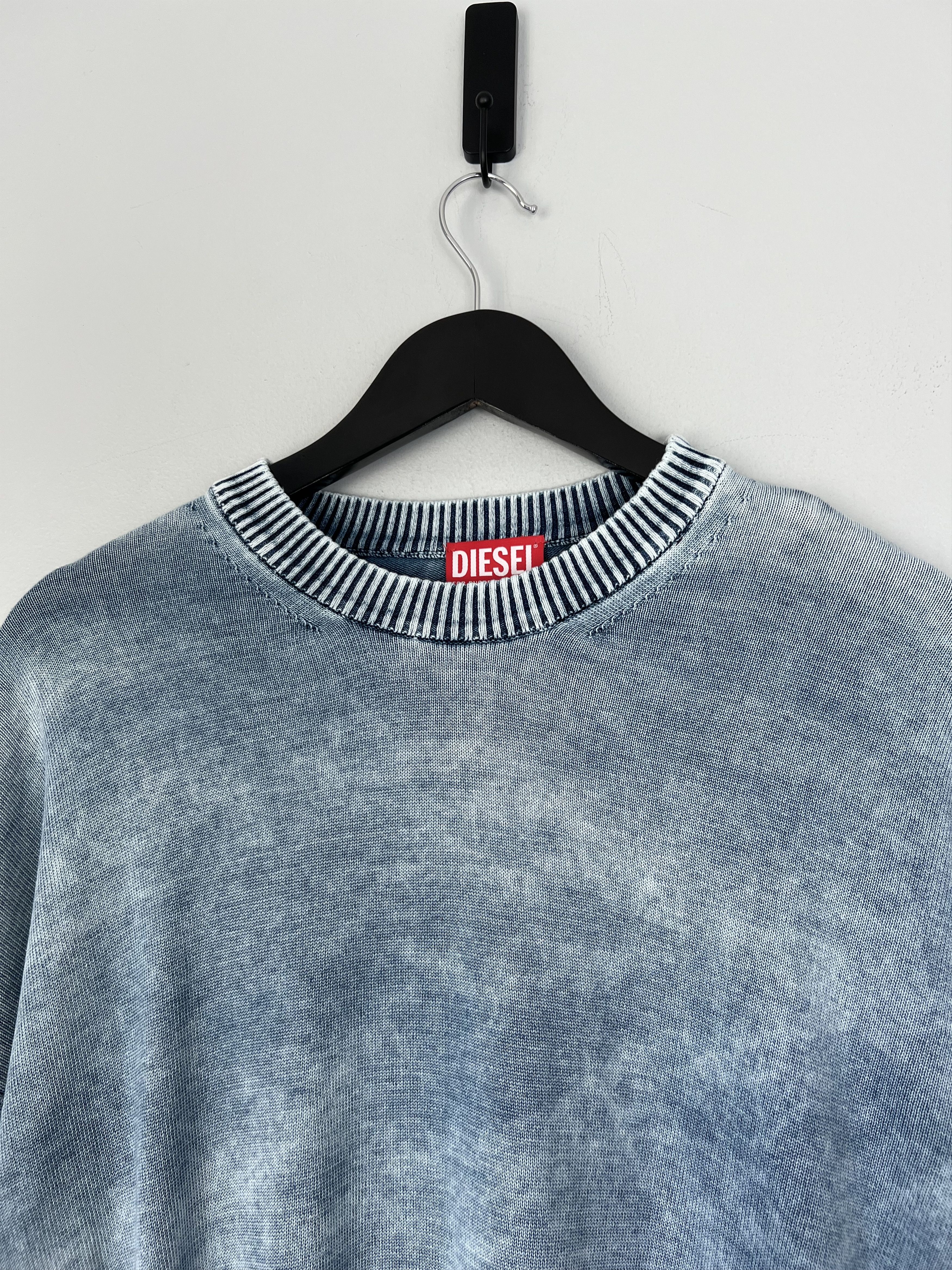 Diesel Diesel K-Zeros Knitwear Sweater in Indigo Blue Size US L / EU 52-54 / 3 - 2 Thumbnail