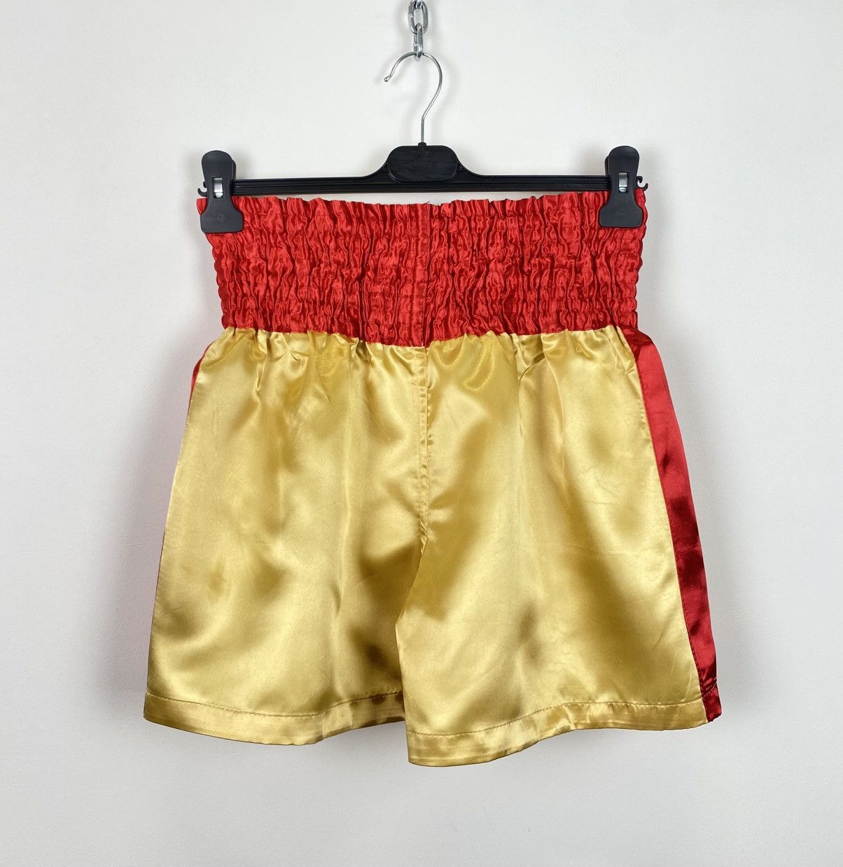 Other Vintage Muay Thai Boxing Shorts Y2K sports Gold Red MMA UFC Size US 34 / EU 50 - 4 Thumbnail