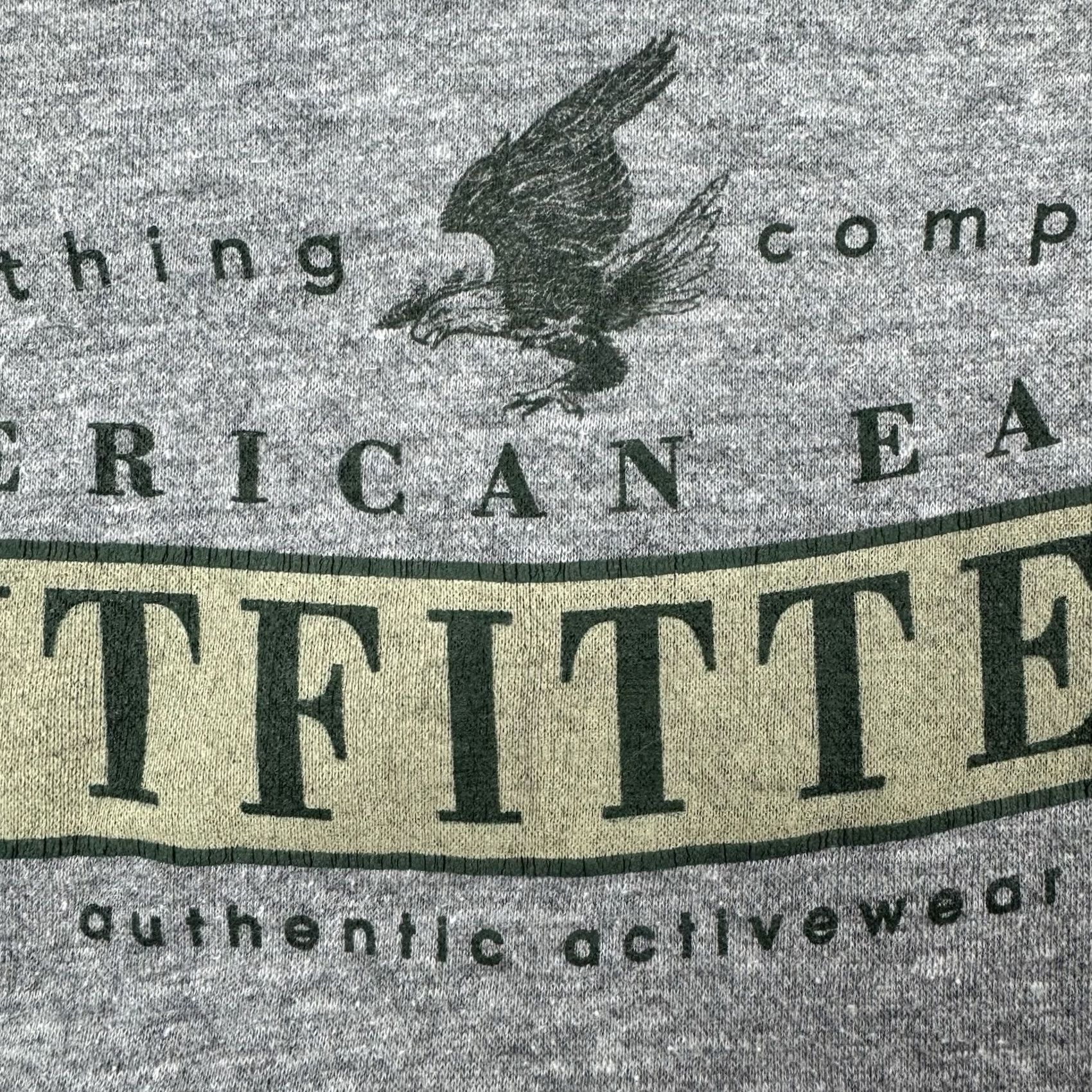 American Eagle Outfitters VINTAGE American Eagle Sweatshirt Shirt Adult Medium Gray 90s Y2K Pullover Crew Neck Long Sleeve Solid Mens Size US M / EU 48-50 / 2 - 3 Thumbnail