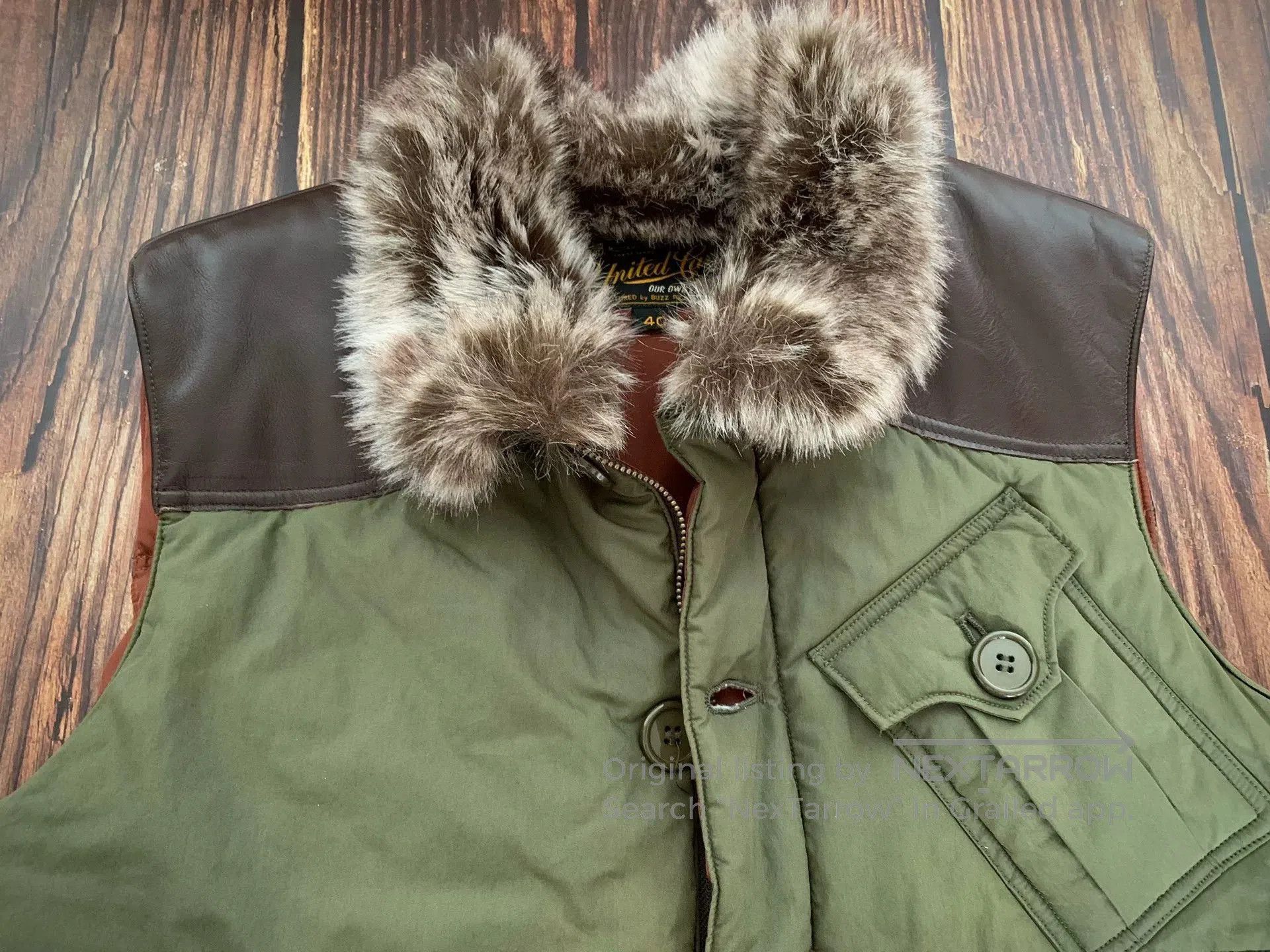 Buzz Rickson's buzz rickson’s army green insulated vest. Size US M / EU 48-50 / 2 - 3 Thumbnail