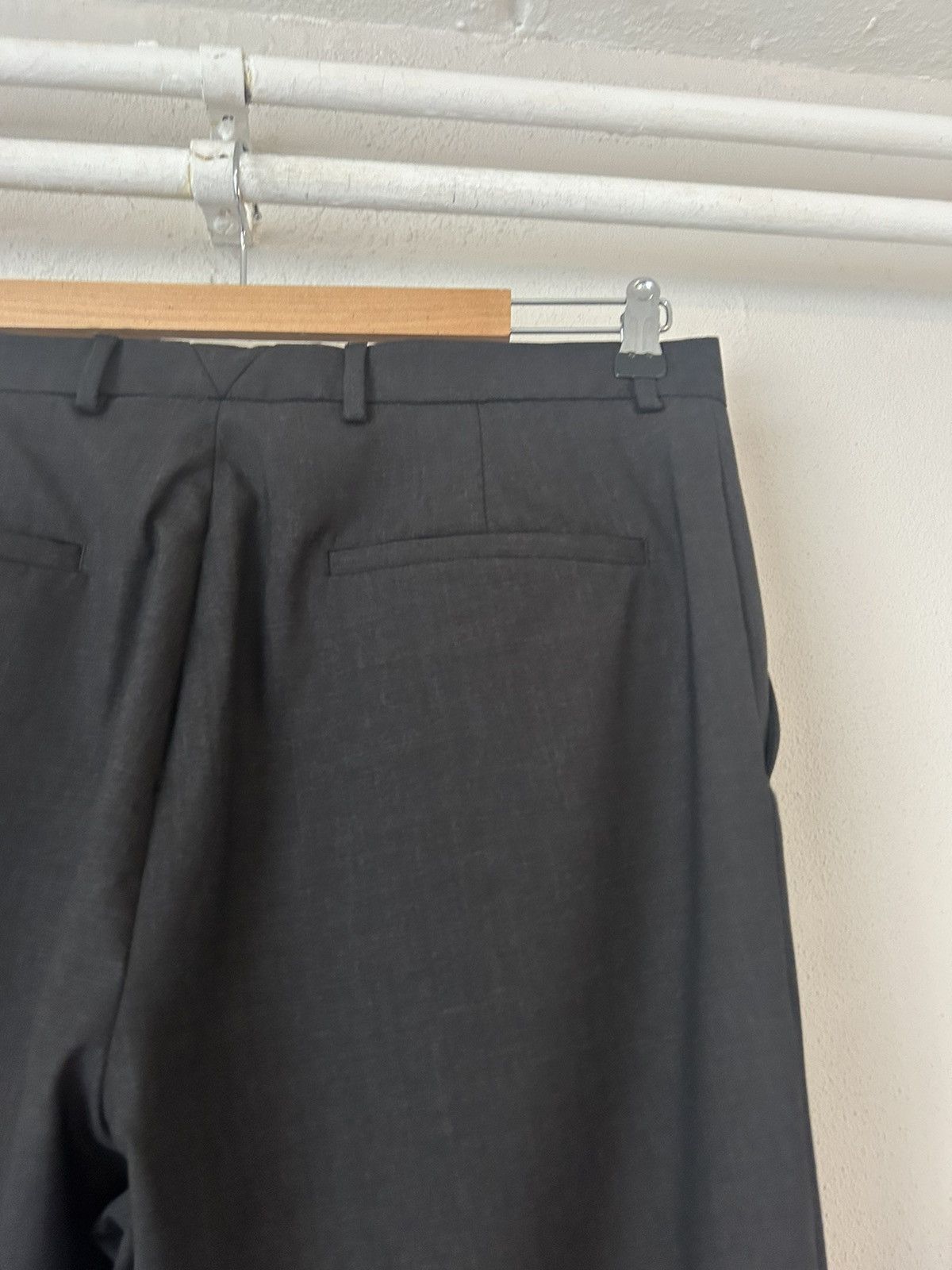 Prada Prada Black Wool Blend Slim Fit Trousers Size US 30 / EU 46 - 9 Thumbnail