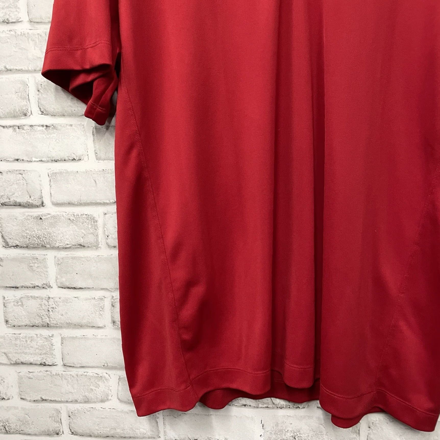 Nike NikeGolf Dri-Fit polo Shirt Mens 2XL Red Athletic Shirt Size US XXL / EU 58 / 5 - 3 Thumbnail