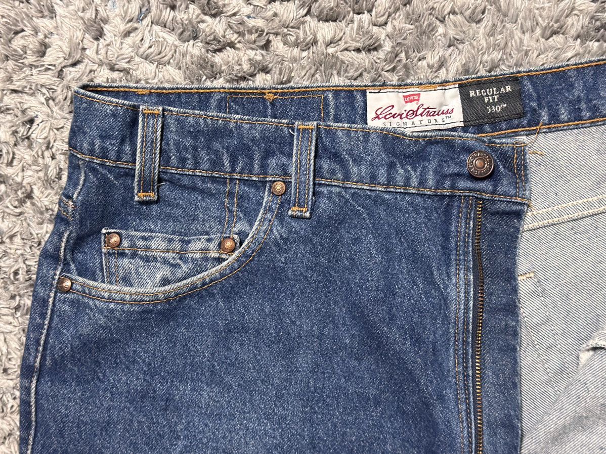 Levi's × Levi's Vintage Clothing × Vintage Levi’s Orange Tab Jeans 530 38x30 Vintage Tapered Denim 90s Size US 38 / EU 54 - 4 Thumbnail