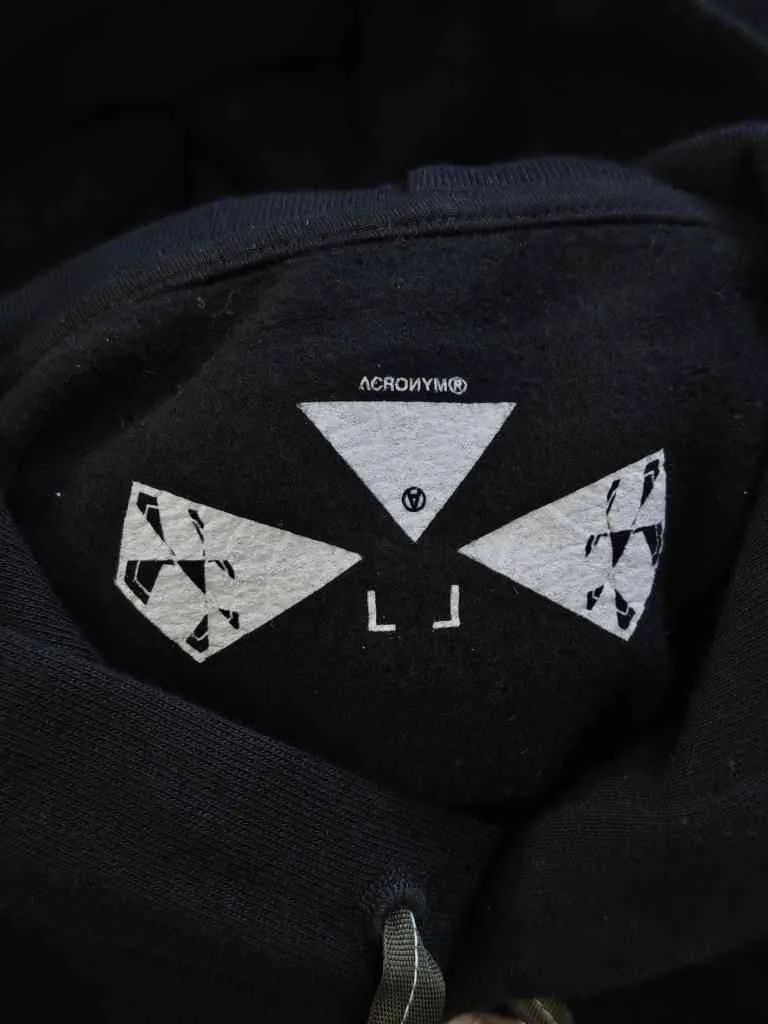 Acronym Acronym S26-PR (Sz: L) - Organic Cotton Hooded Sweatshirt Size US L / EU 52-54 / 3 - 4 Thumbnail
