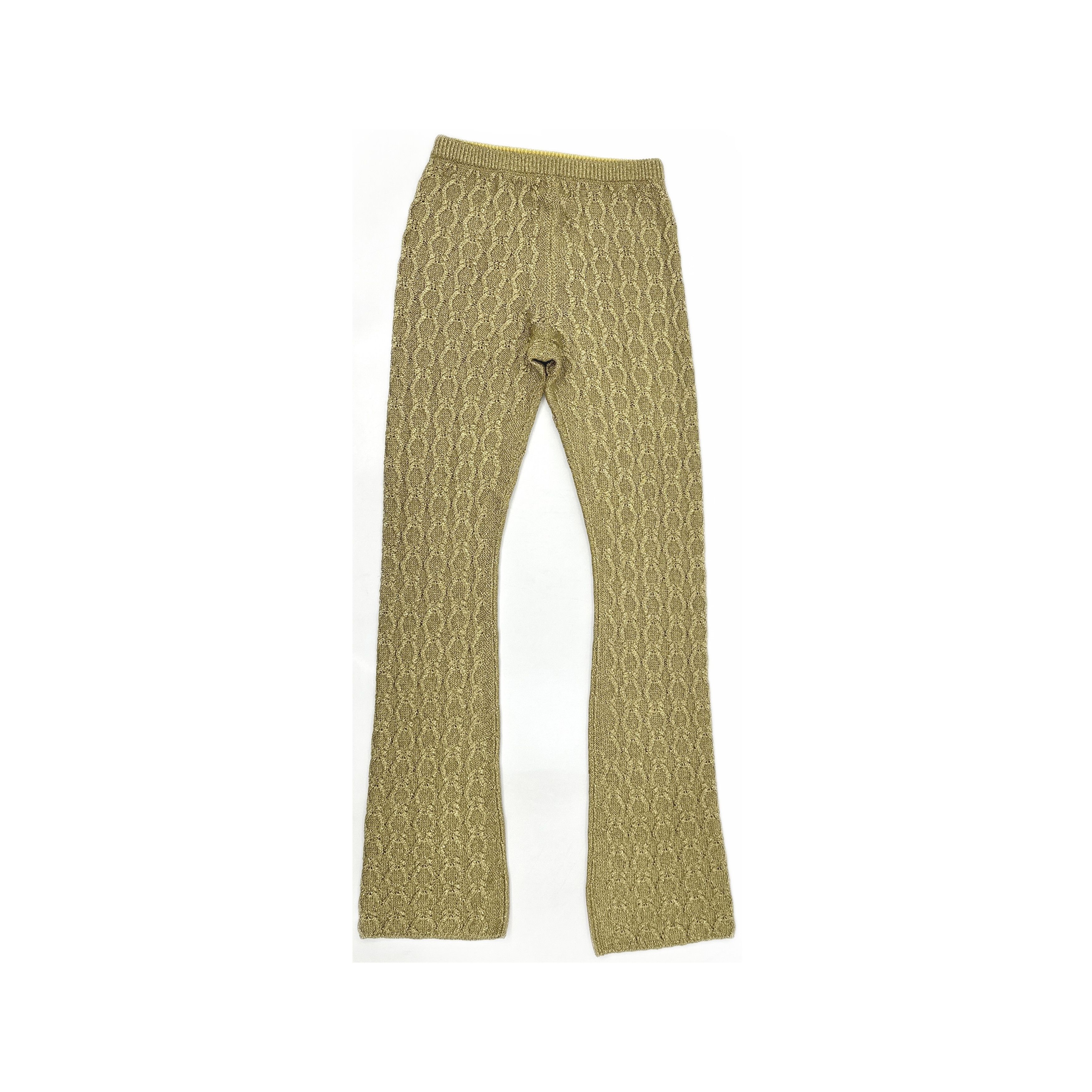 Gucci Gucci Metallic Knit Pants Size S Size 27" / US 4 / IT 40 - 1 Thumbnail