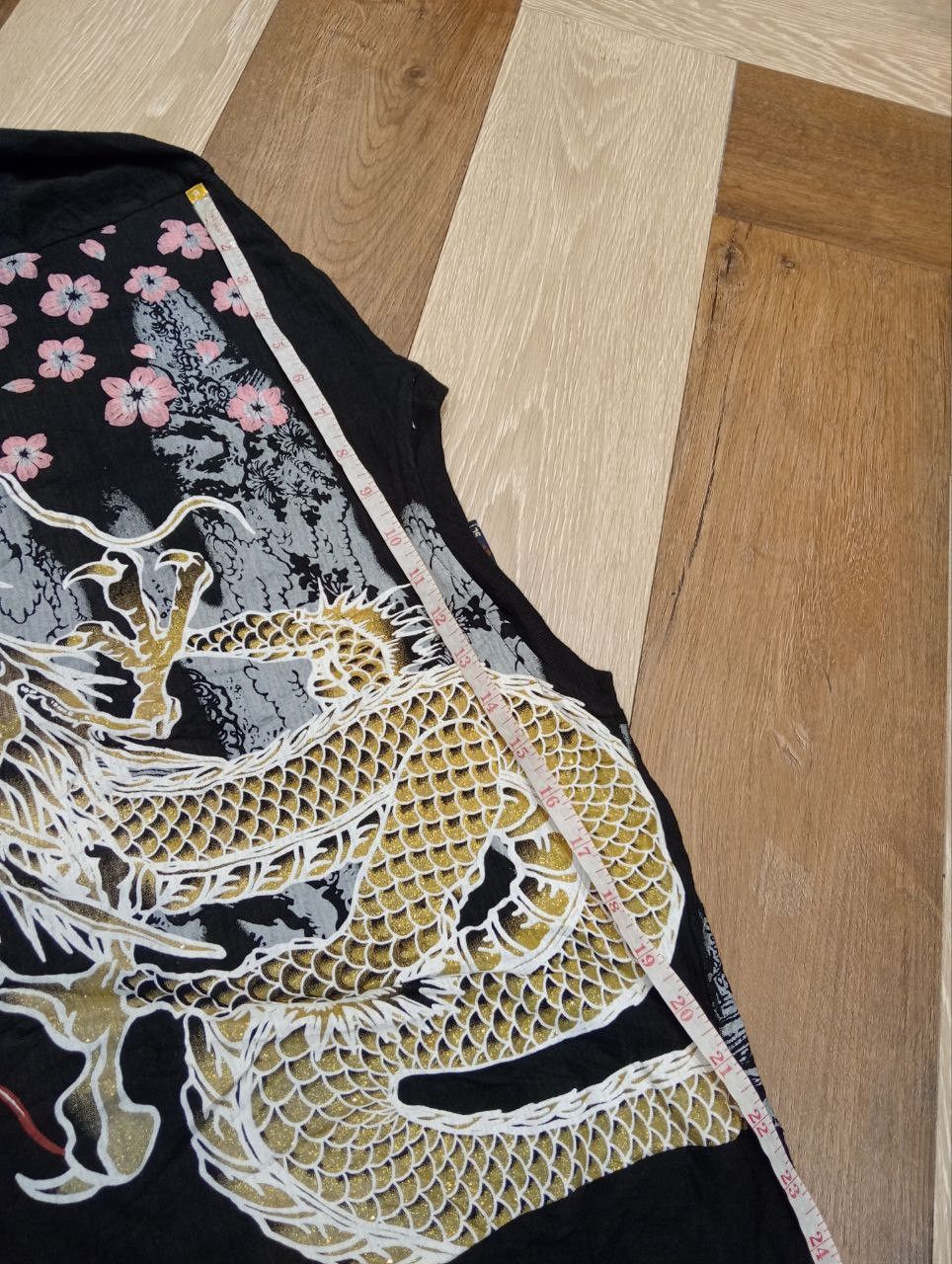 Karakuri Tamashii JAPANESE DURANTE SUKAJAN DRAGON VINTAGE OVERPRINT TSHIRT Size US XXL / EU 58 / 5 - 14 Thumbnail