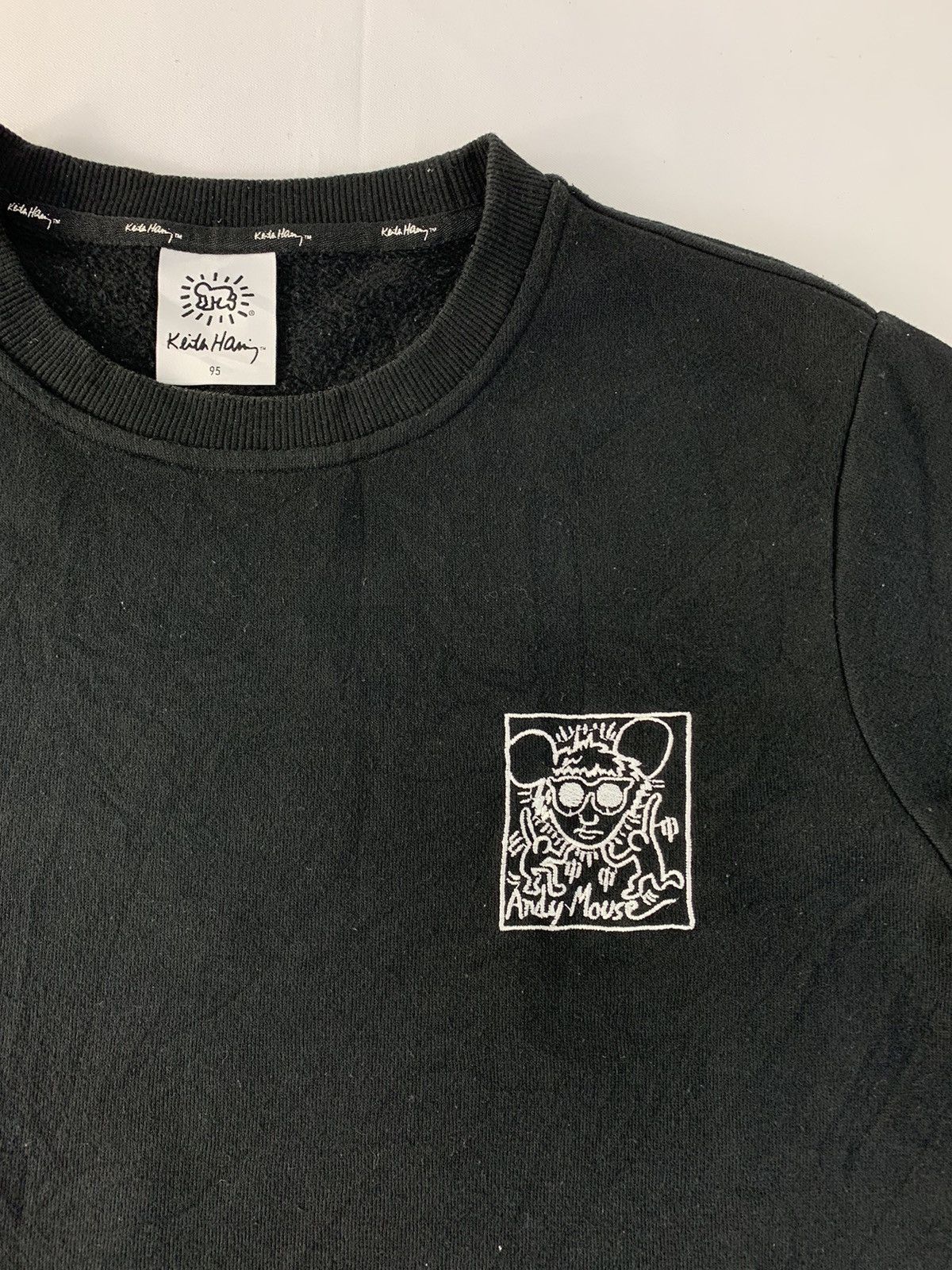Keith Haring Keith Haring X Andy Mouse Box Logo Pop Art Pullover Style Size US M / EU 48-50 / 2 - 4 Thumbnail