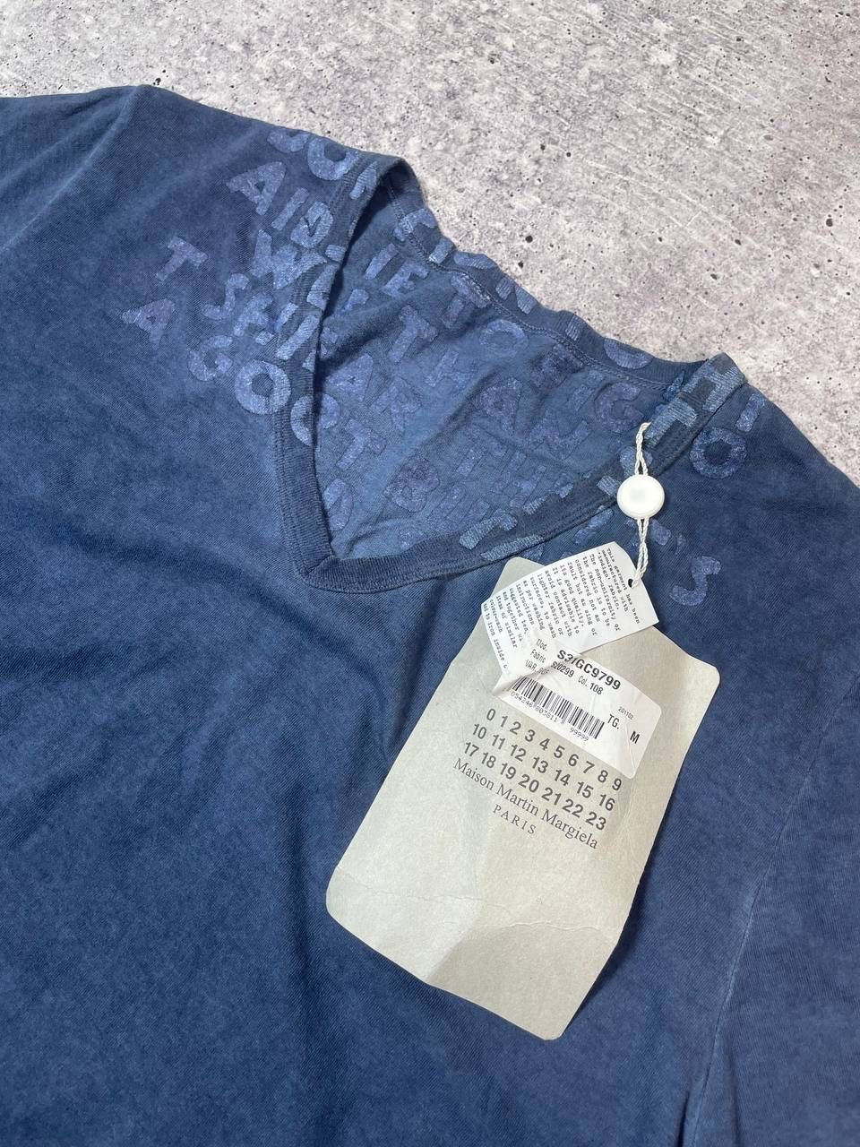 Maison Margiela New Maison Margiela V Neck Washed Tee T-Shirt Y2K Size US M / EU 48-50 / 2 - 5 Thumbnail