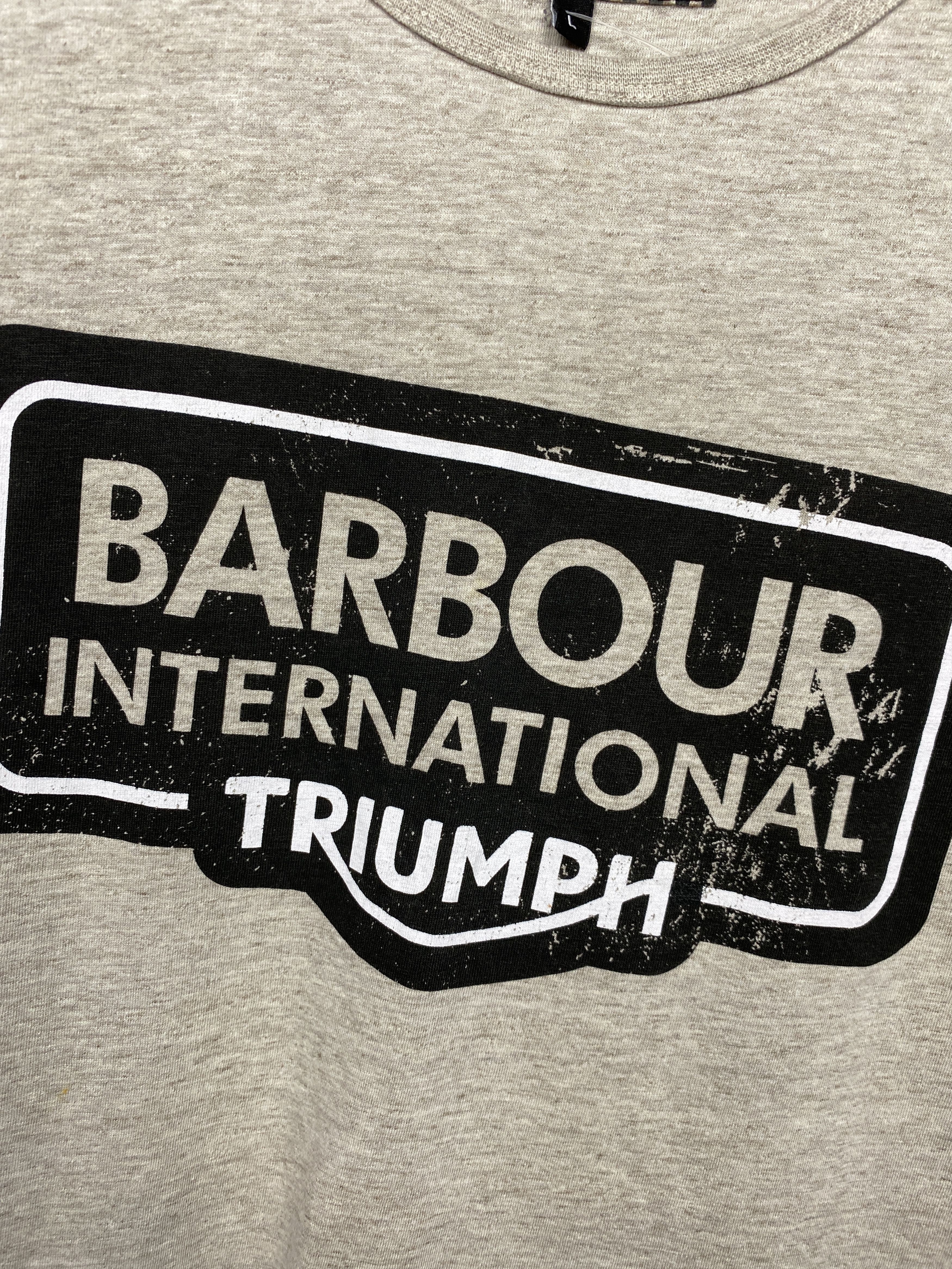 Barbour Barbour International Triumph Vintage Mens Crew Neck T-Shirt Size US L / EU 52-54 / 3 - 3 Thumbnail