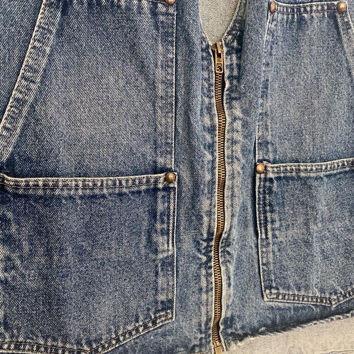 Other Vintage denim zip up vest Size US M / EU 48-50 / 2 - 3 Thumbnail