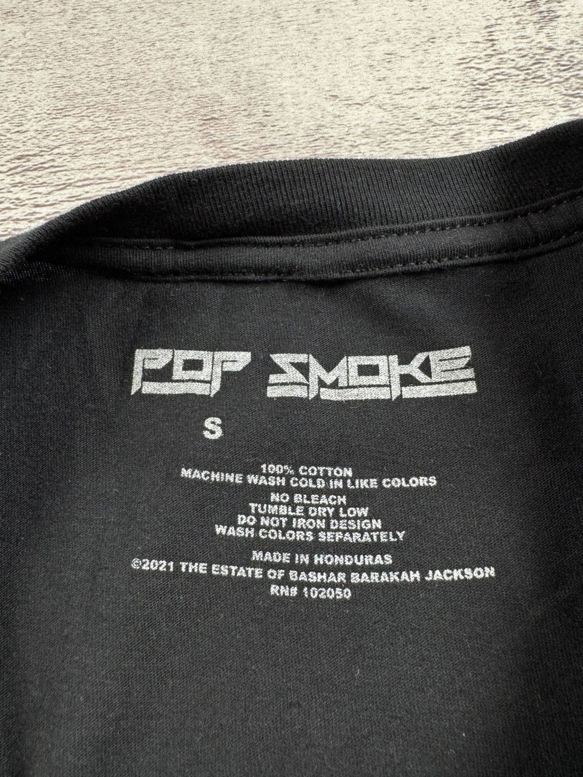 Vintage Pop Smoke Cotton Men’s New York Rock Tour Rap Merch Devil Hip Hop T Shirt Jersey Size US S / EU 44-46 / 1 - 9 Thumbnail
