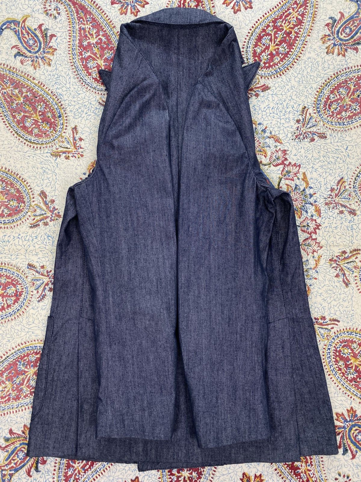 Lardini Lardini Double Breasted Denim Jacket Size US XS / EU 42 / 0 - 6 Thumbnail