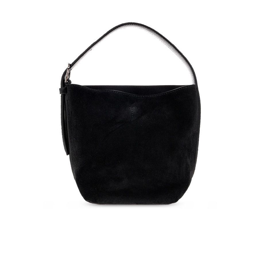 Toteme TOTEME Belted Petite Black Suede Top Handle Bag New & Authen Size ONE SIZE - 1 Thumbnail