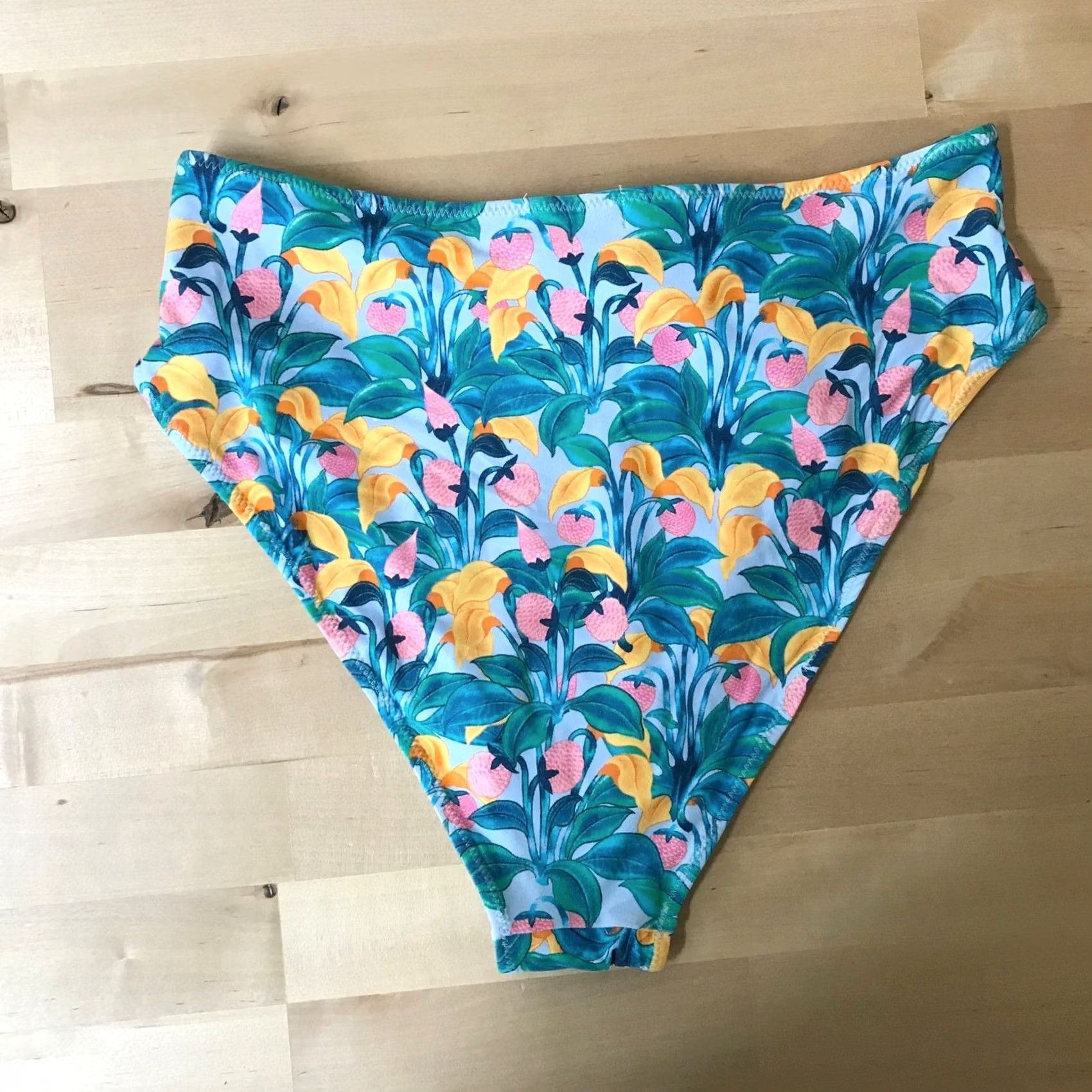 Diane von Furstenberg Diane von Furstenberg x Onia Tropical Bikini Blue Green Size 32" / US 10 / IT 46 - 3 Thumbnail
