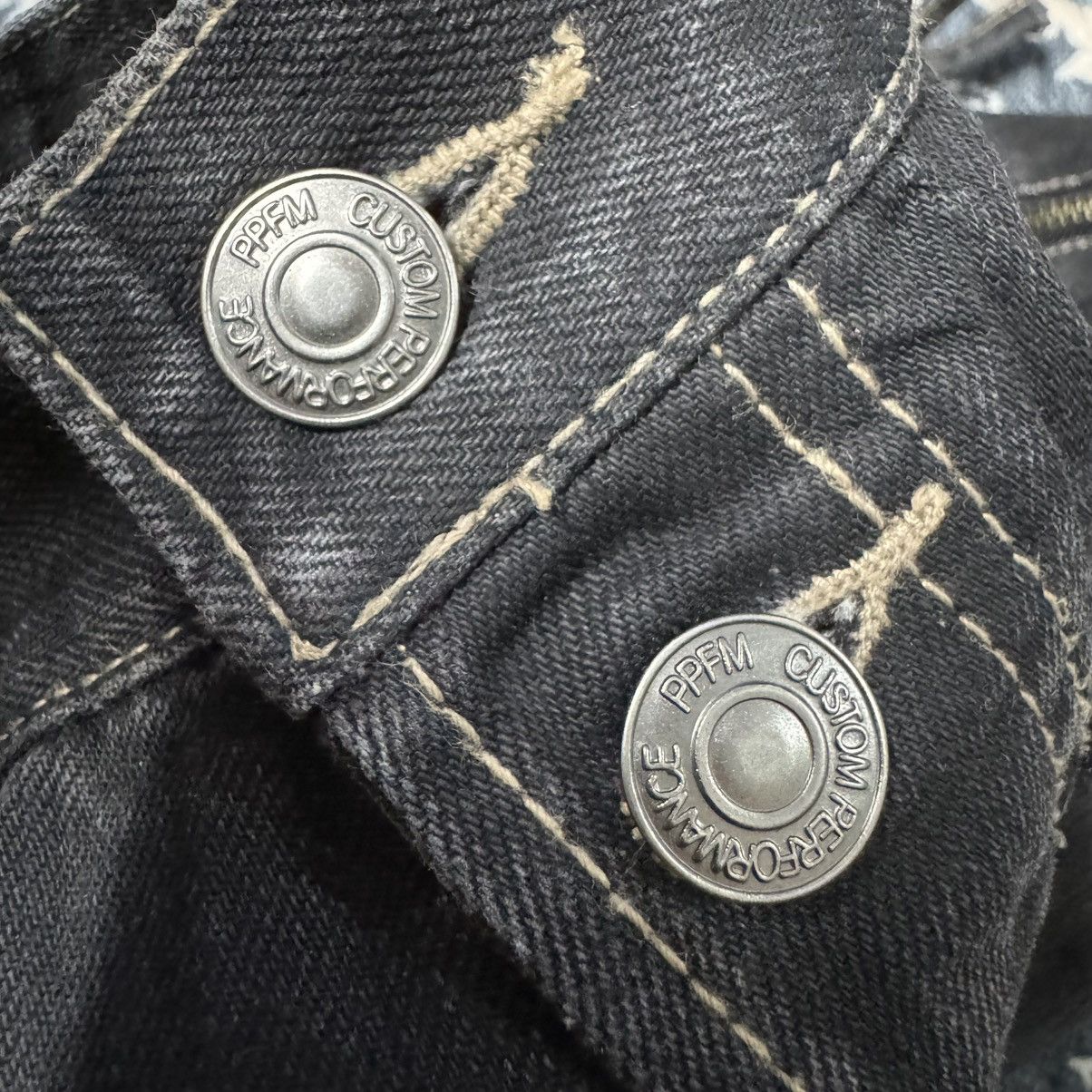 PPFM PPFM Bondage Black Denim Jeans Size US 32 / EU 48 - 24 Thumbnail