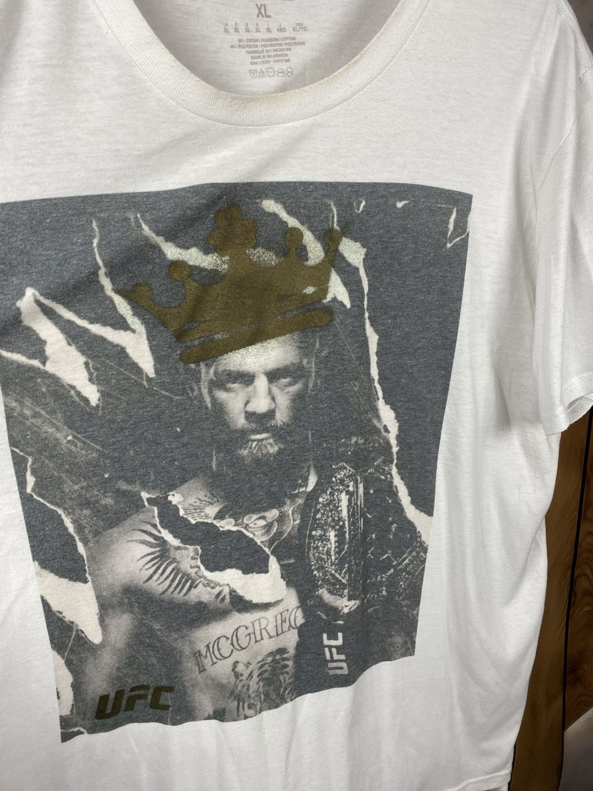 UFC 👑T-Shirt Reebok UFC Conor McGregor UFC 205 King Photo Tee👑 Size US XL / EU 56 / 4 - 2 Thumbnail