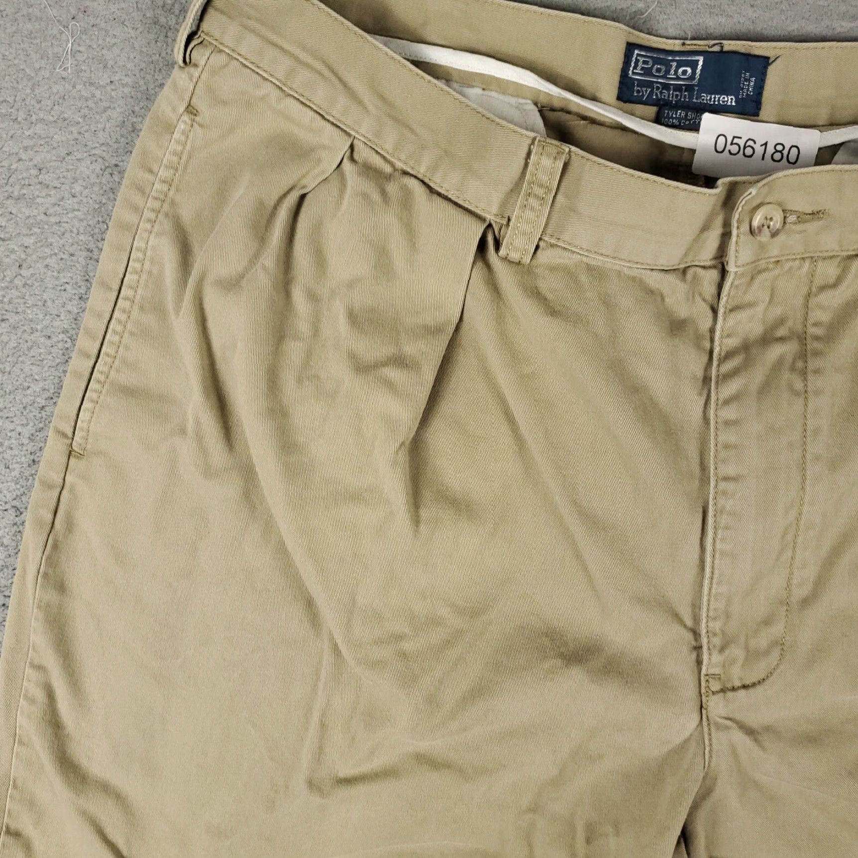 Ralph Lauren Ralph Lauren Chino Shorts Mens Size 38 Beige Pleated Casual Regular Fit Size US 32 / EU 48 - 2 Thumbnail