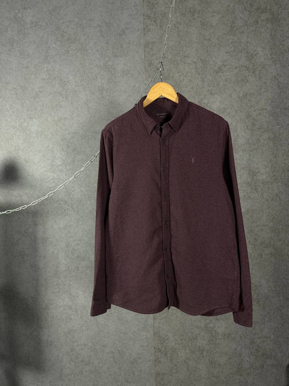Allsaints Allsaints designer logo flannel checkered shirt Size US M / EU 48-50 / 2 - 1 Thumbnail