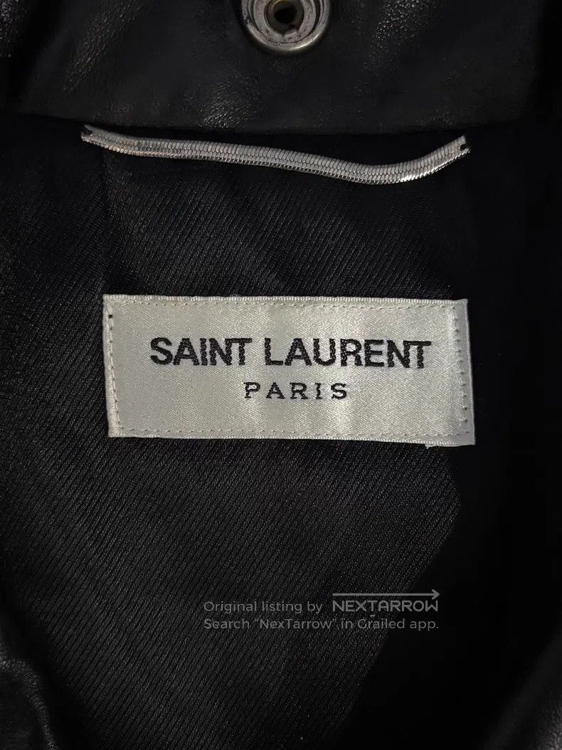 Saint Laurent Paris Saint Laurent Paris Lamb Leather Motorcycle Jacket Size US M / EU 48-50 / 2 - 3 Thumbnail