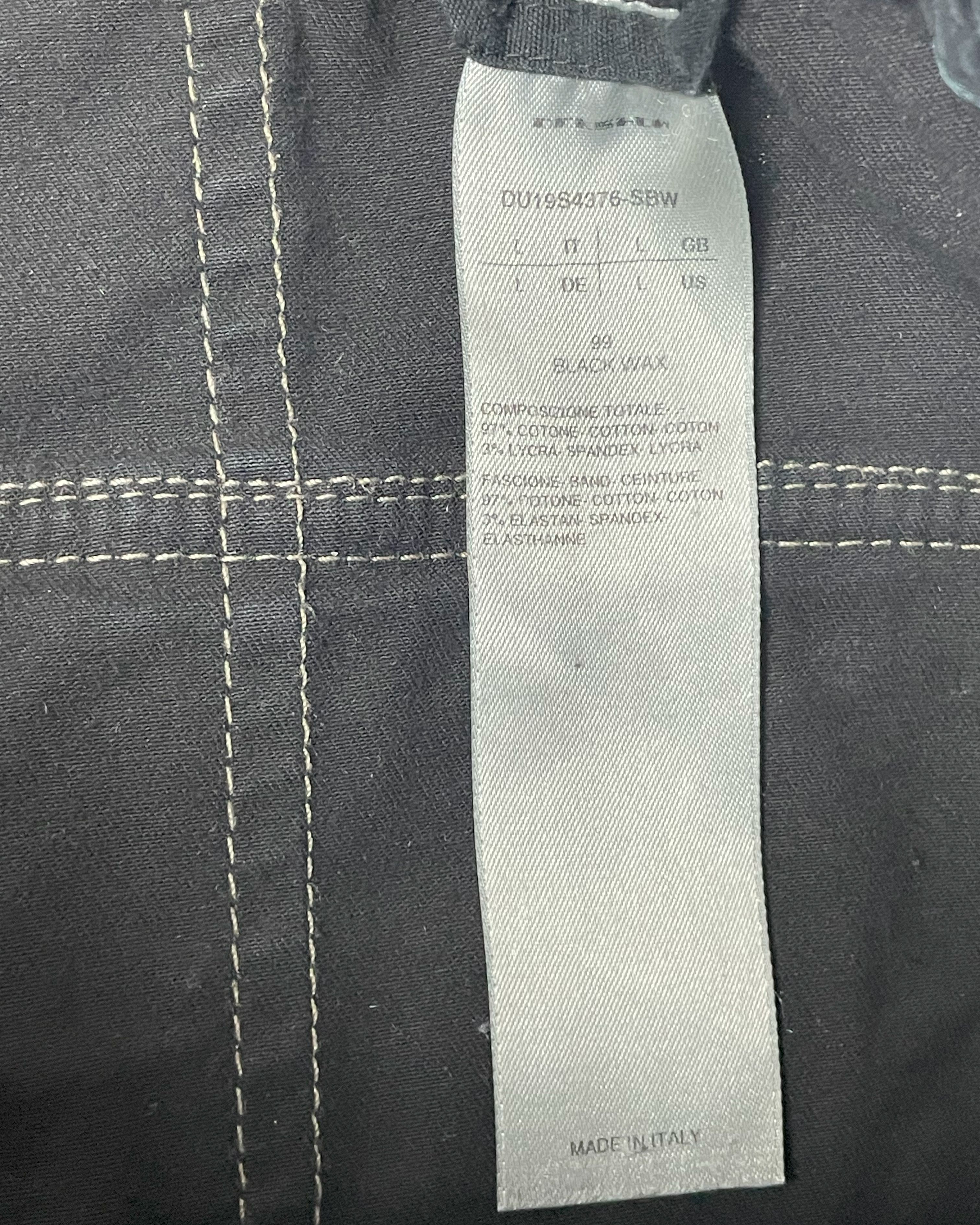Rick Owens Rick Owens SBW Creatch Cargo Pants Black Wax SS19 Size US 34 / EU 50 - 8 Thumbnail