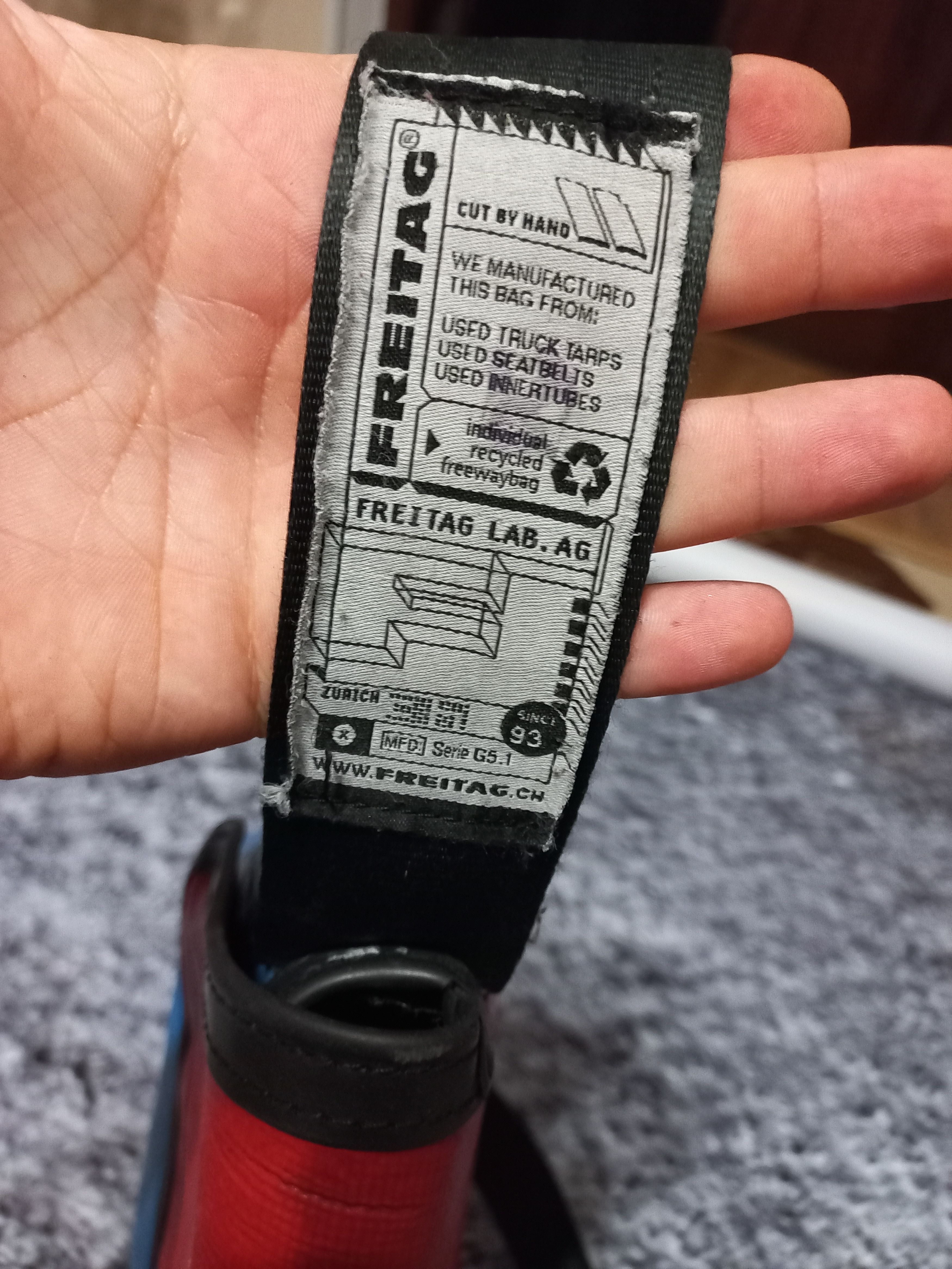 Freitag × Vintage Bag Freitag F41 Vintage Size ONE SIZE - 5 Thumbnail