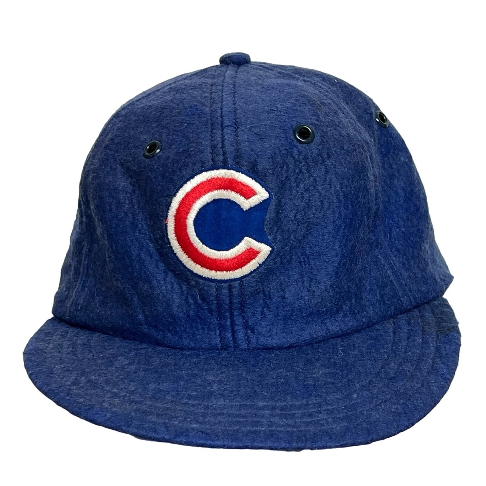 Vintage Vintage 80s Chicago Cubs Wool Baseball Hat United Union L/XL Size ONE SIZE - 1 Thumbnail