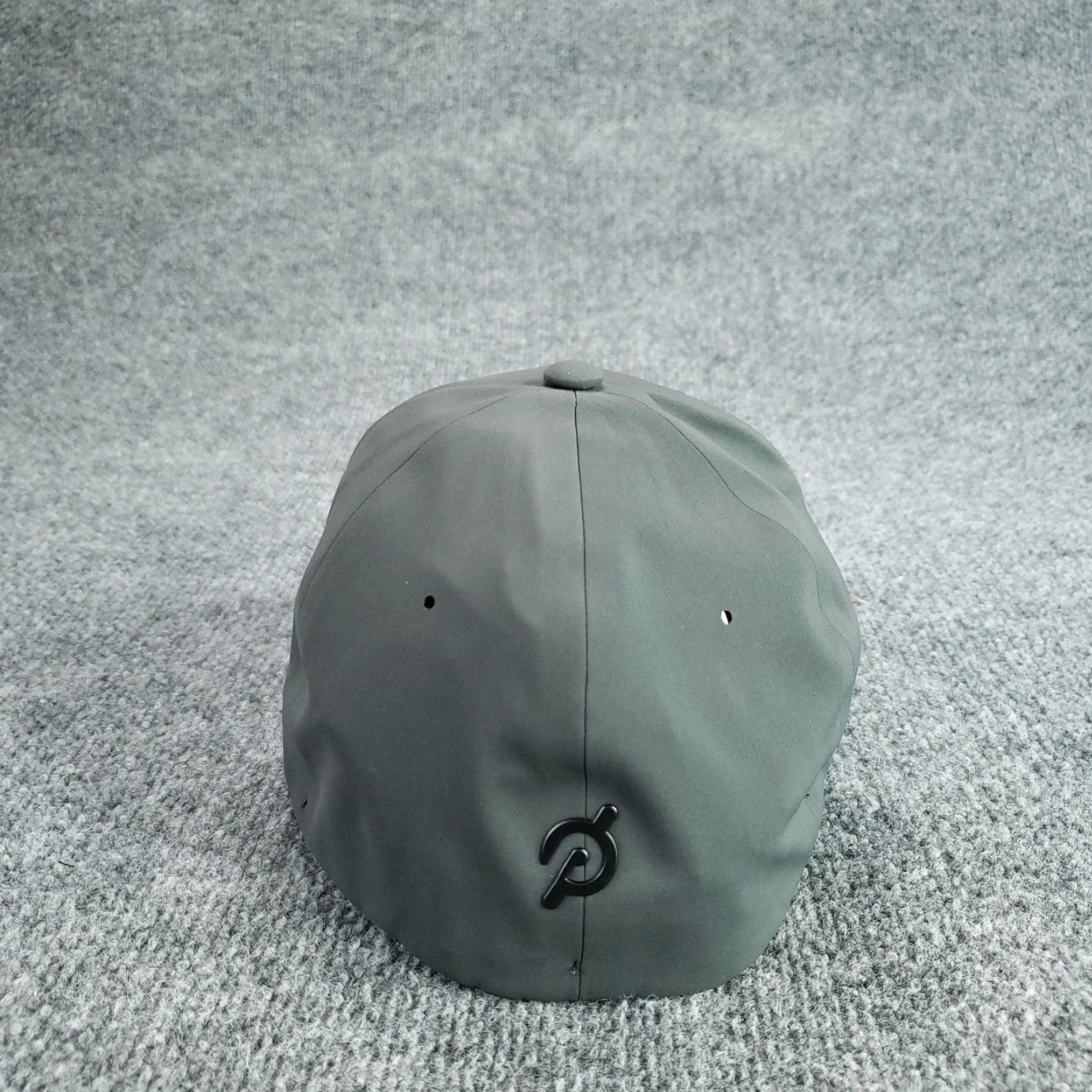 Vintage Peloton Hat Cap Fitted Mens S/M Gray Flexfit Delta Performance Athletic Cycling Baseball Cap Sports Solid Polyester Spandex Casual Mens Size ONE SIZE - 3 Thumbnail