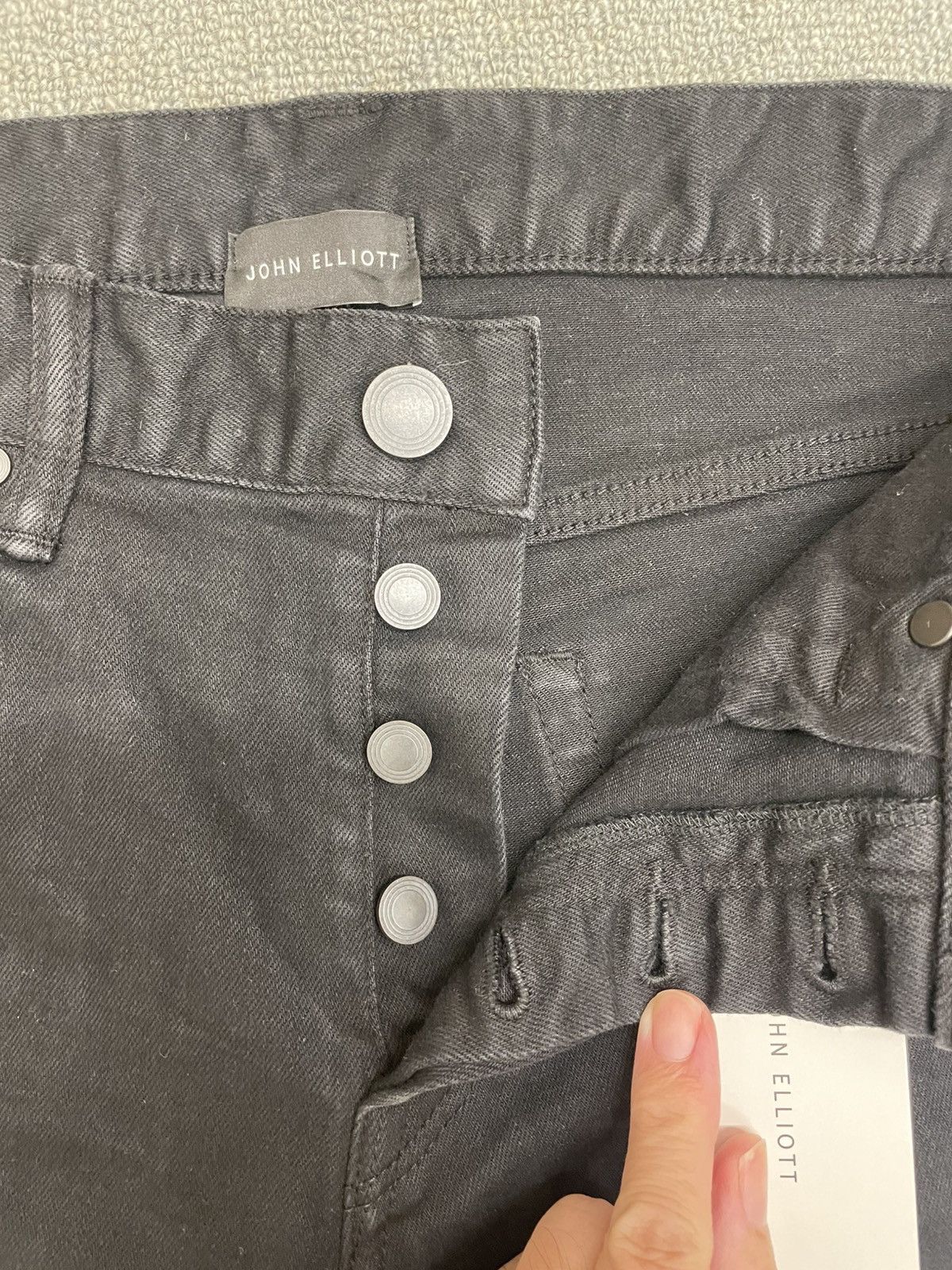 John Elliott John Elliott The Cast 2 Straight Carbon Jeans - NEW Size US 29 - 4 Thumbnail