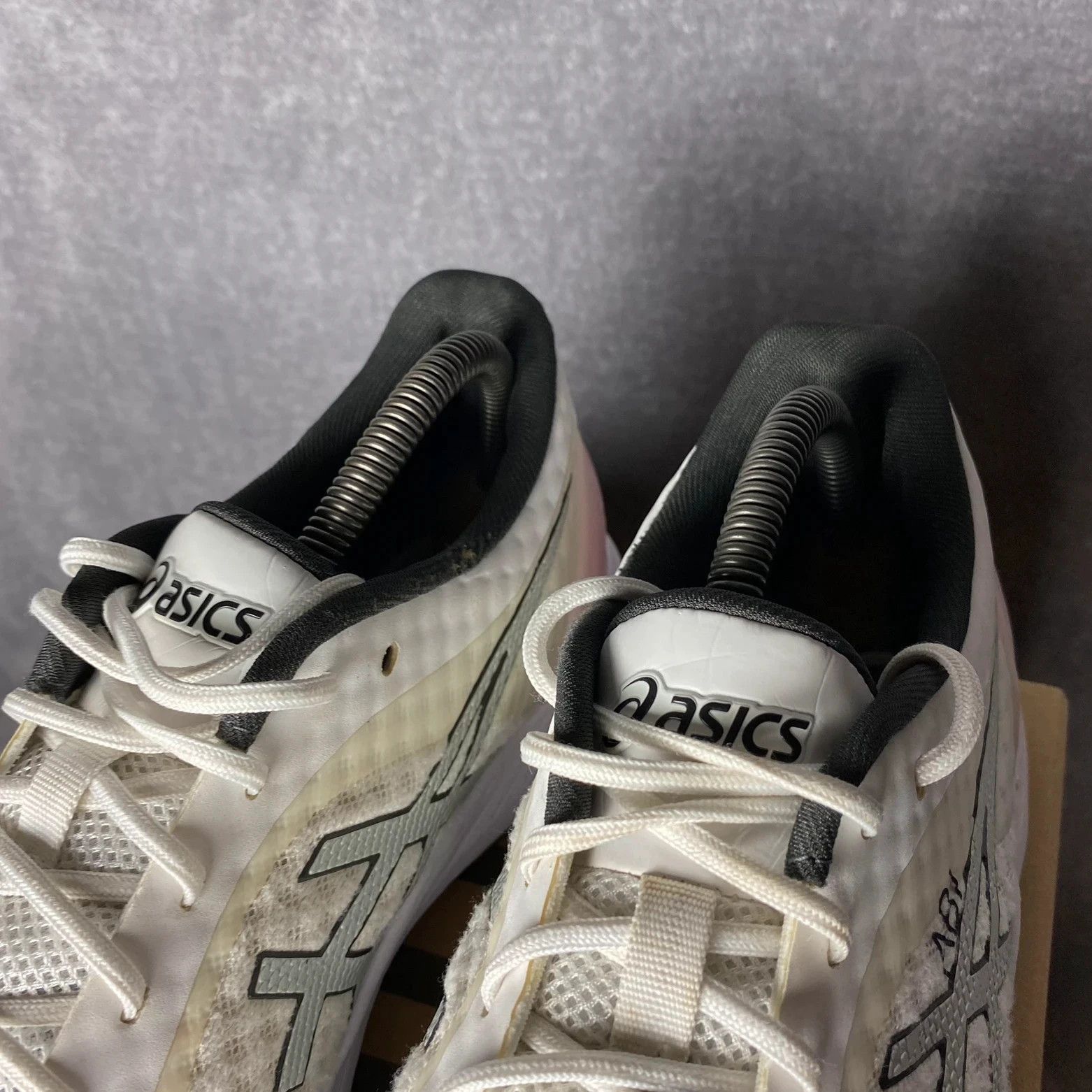 Asics Asics Netburner Super FF tennis shoes white pink Size US 12 / IT 42 - 7 Thumbnail