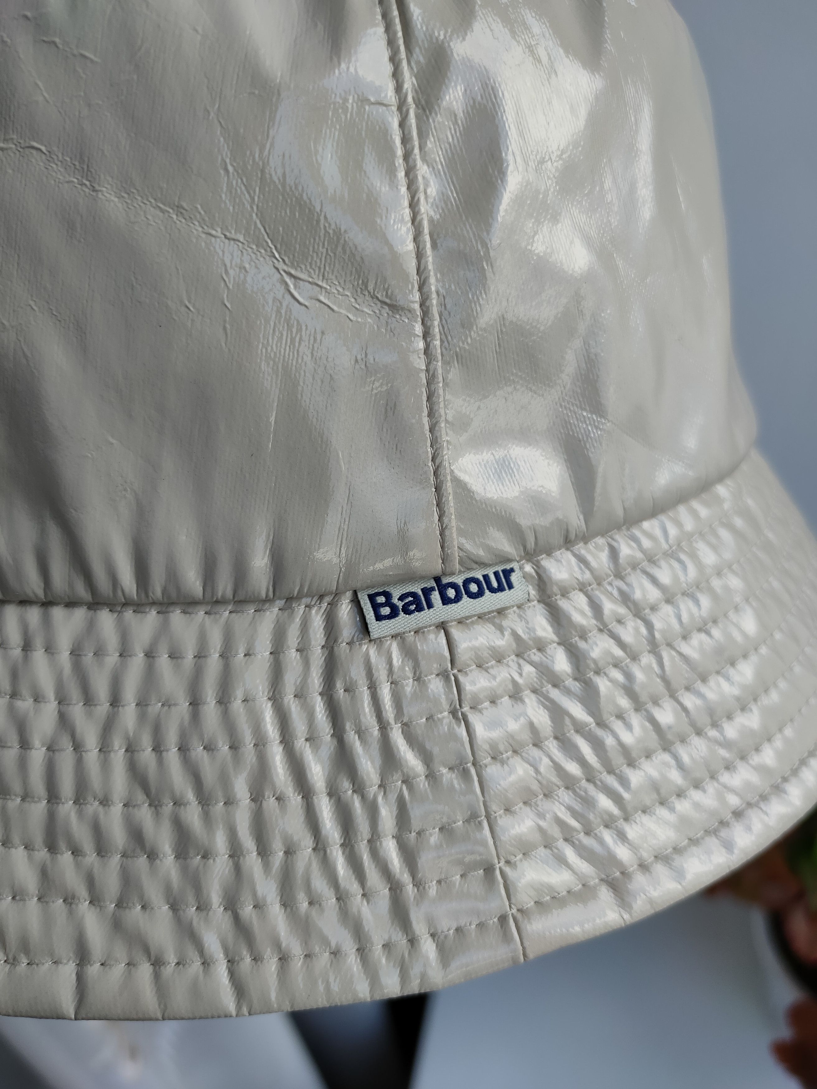 Barbour Barbour Women's Patent Bucket Hat Glossy Tartan Lined Cap S Size ONE SIZE - 4 Thumbnail