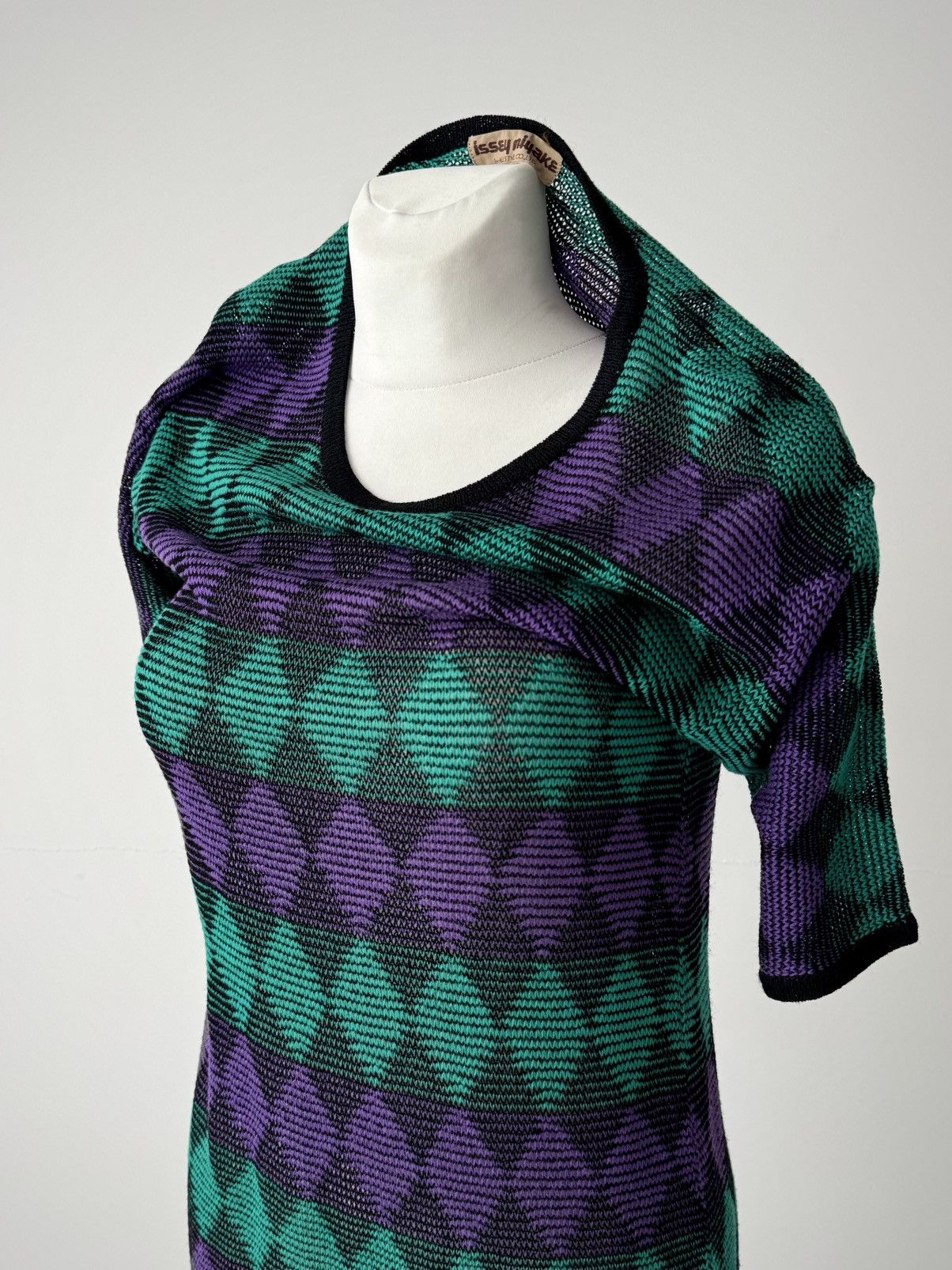 Issey Miyake Vintage 1970s Issey Miyake 'All Style Co.' Knit Maxi Dress Size M / US 6-8 / IT 42-44 - 2 Thumbnail