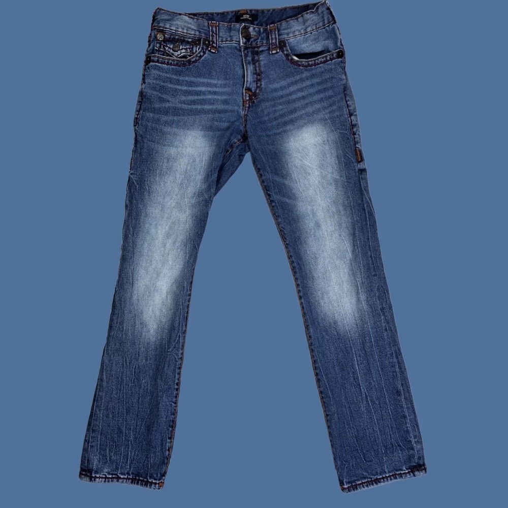 True Religion True Religion Ricky Super T Jeans USA Size 31 Blue Dark Mens Size US 31 - 1 Thumbnail