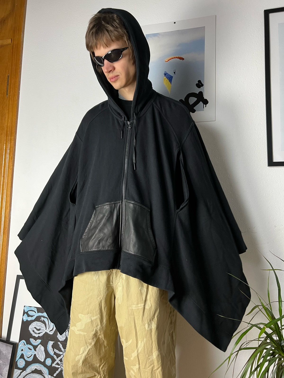 ジャケット・アウター notconventional t/r shirring poncho Alexander Wang × Seditionaries × T by Alexander Wang T by