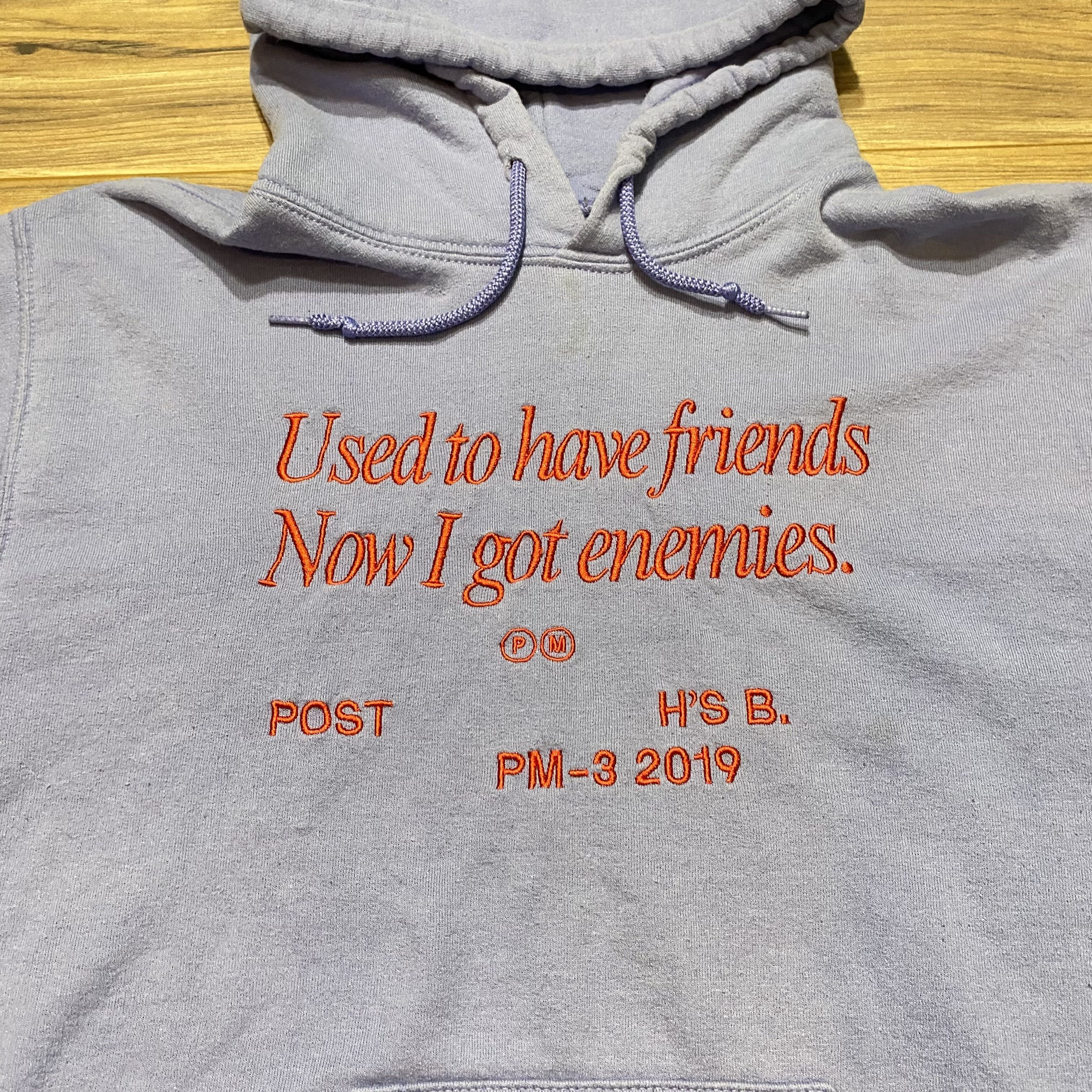 Rap Tees Post Malone 2019 Enemies Tour Hoodie Size US S / EU 44-46 / 1 - 2 Thumbnail