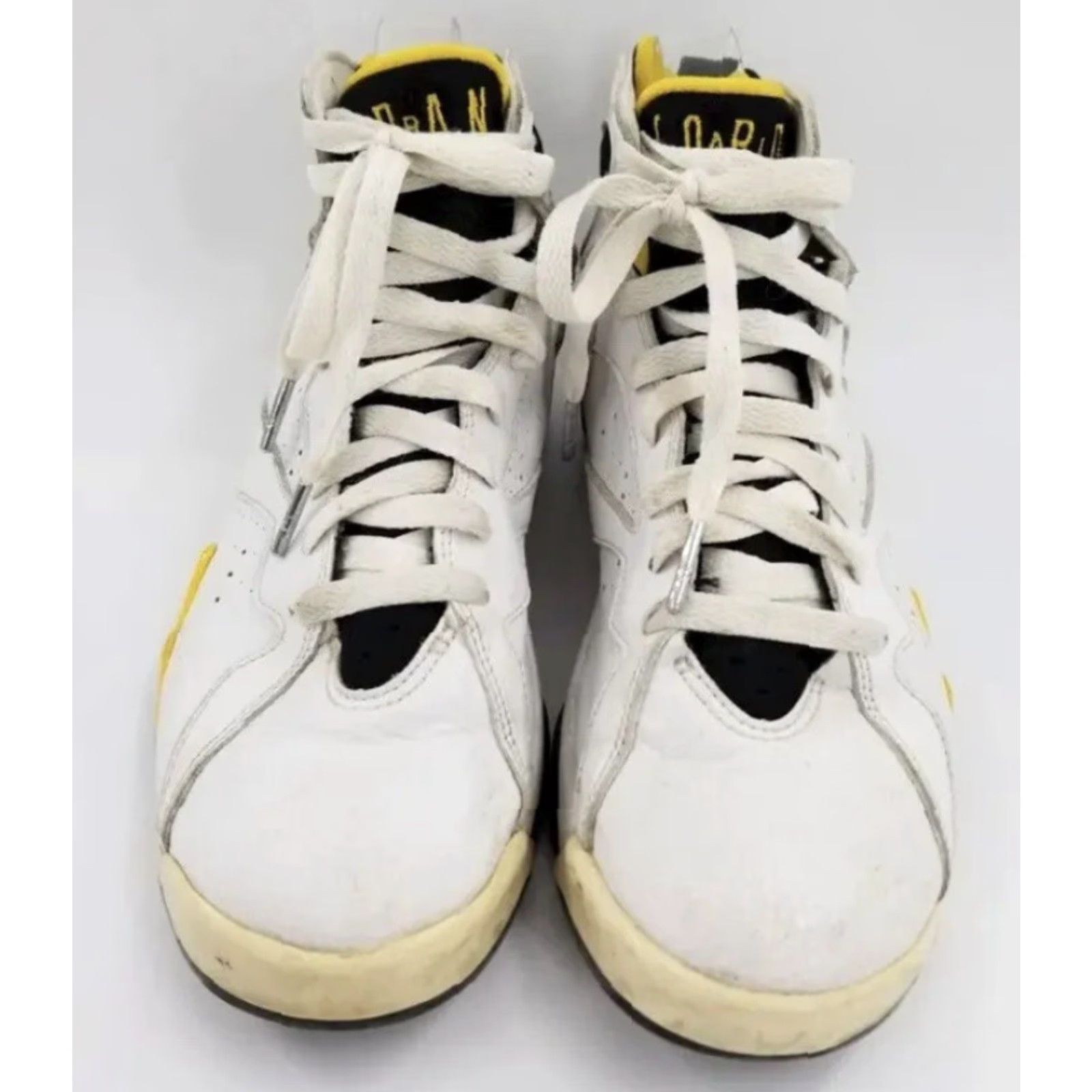 Nike Nike Women's Air Jordan 7 Retro White Varsity Maize Sneakers 313358-172 Size 8 Size US 8 / IT 38 - 3 Thumbnail