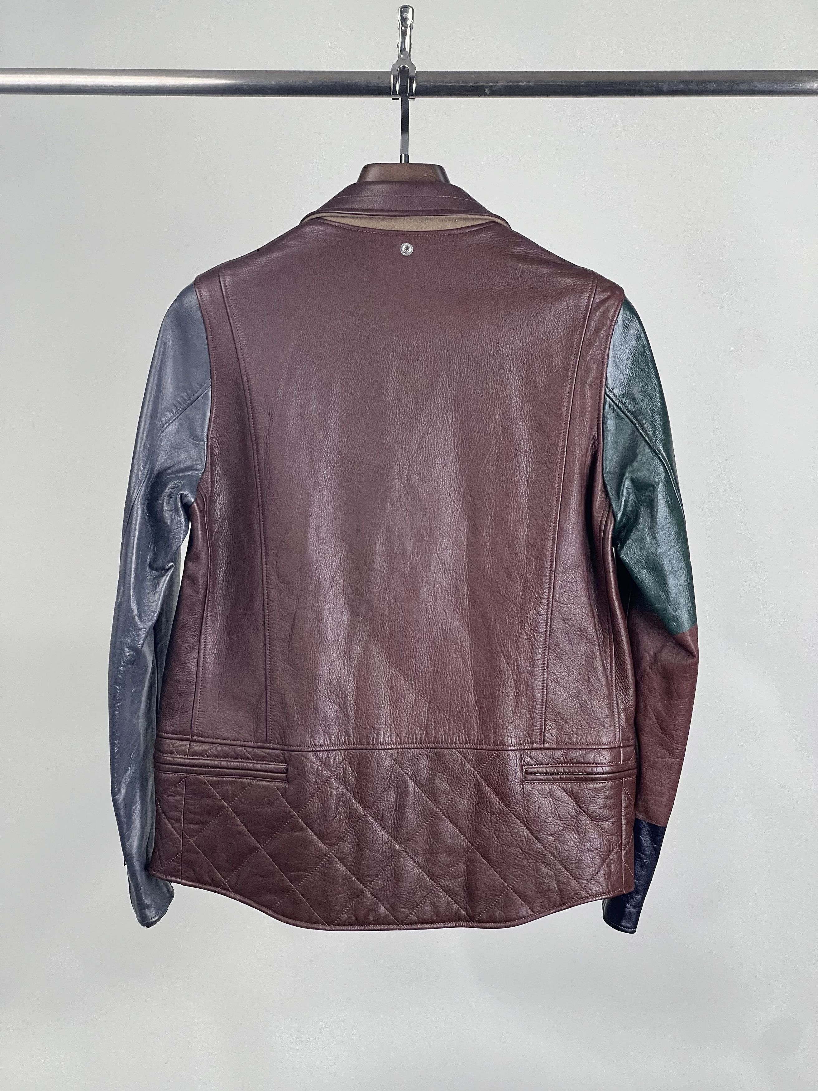 Undercover Brand New J4206-1 Bordeaux Leather Jacket FW2012*RARE Size US L / EU 52-54 / 3 - 7 Thumbnail