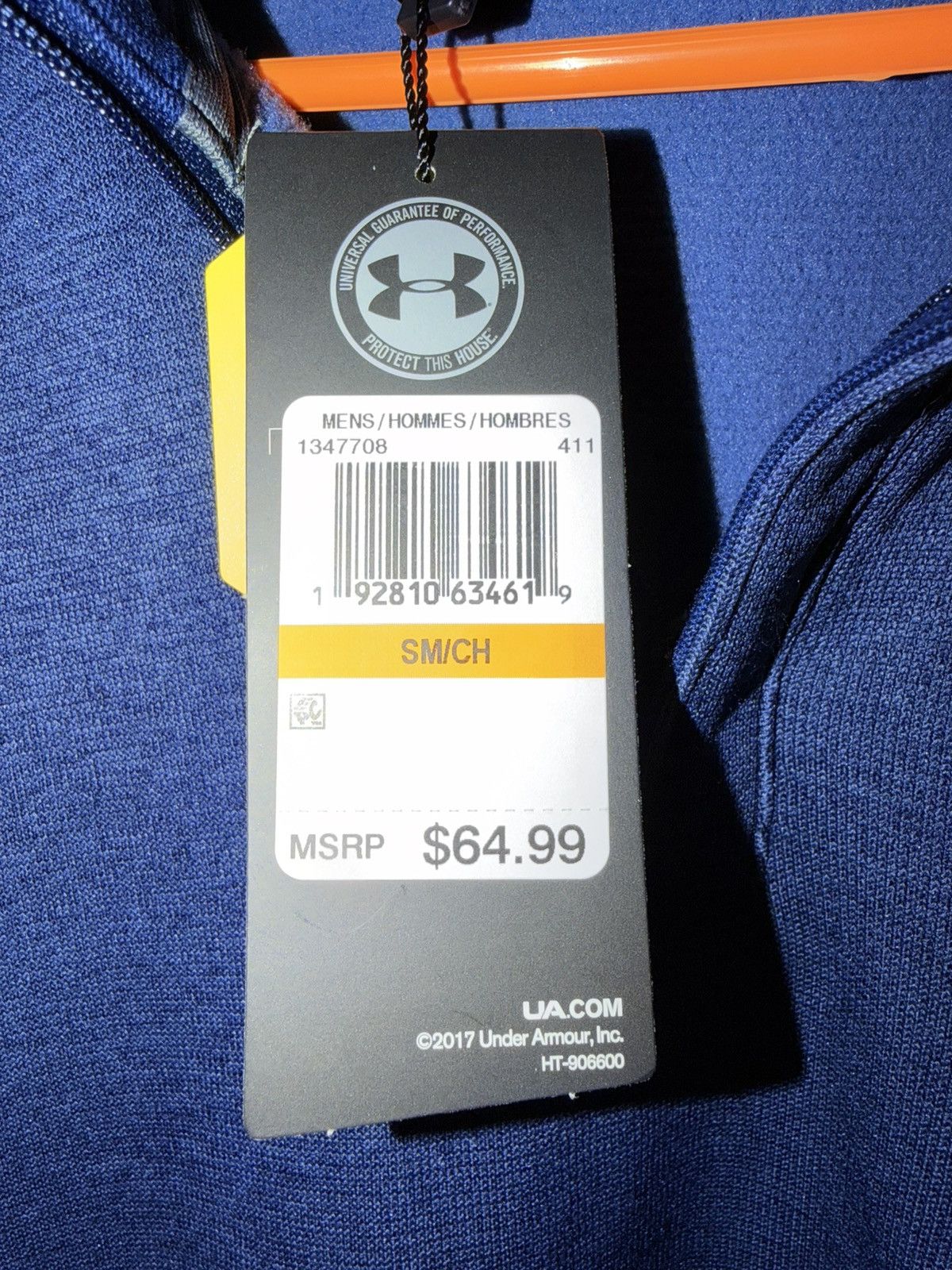 Under Armour Under Armour Men’s 1/4 Zip Blue NWT Size Small Size US S / EU 44-46 / 1 - 5 Thumbnail