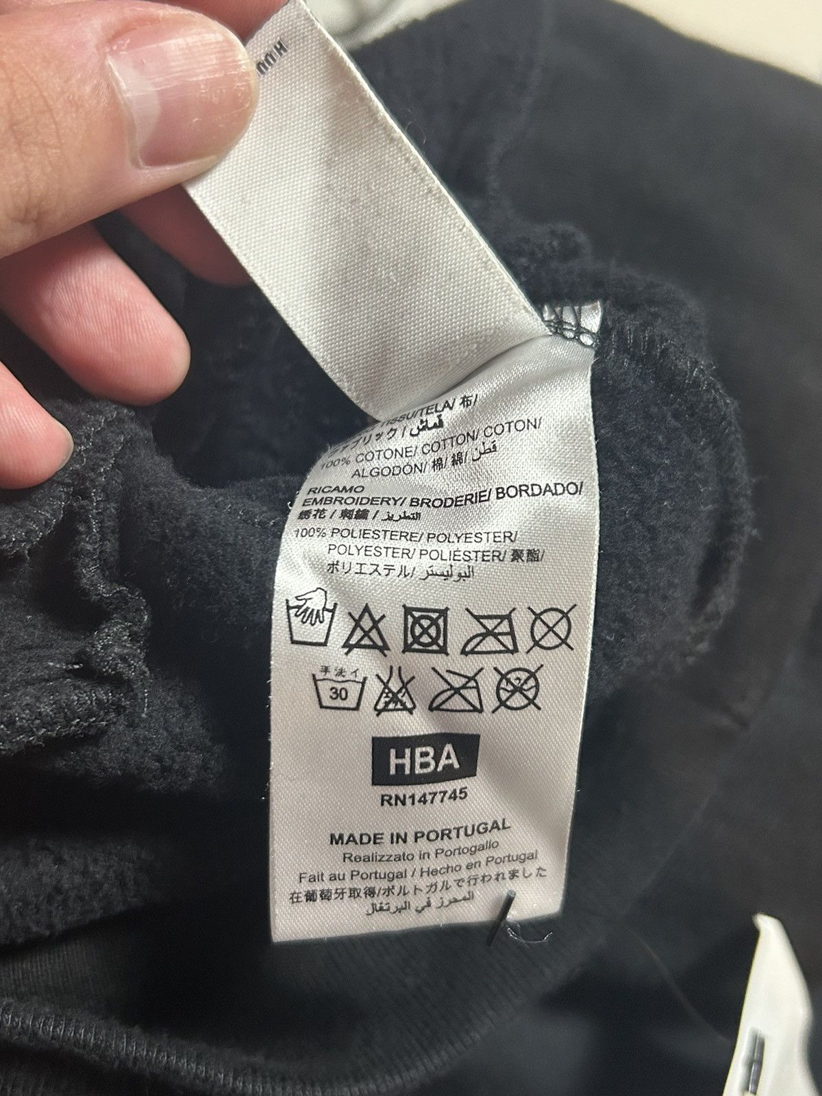 Hood By Air FW16 Reconstructed Double Hoodie ‘Straight HBA’ Size US XS / EU 42 / 0 - 8 Thumbnail
