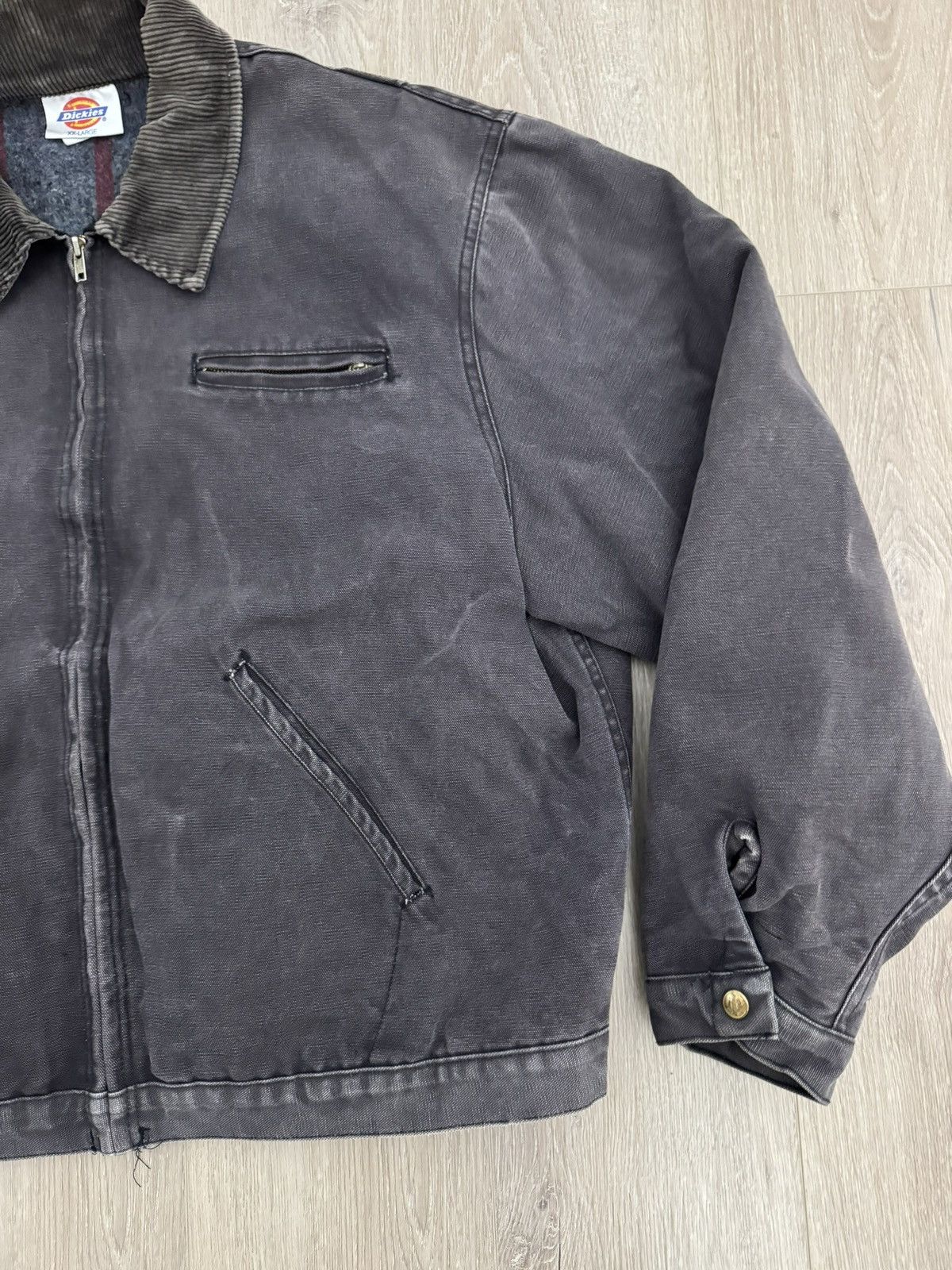 Dickies Detroit Jacket XXL Blanket Lined Faded Black Bomber Size US XXL / EU 58 / 5 - 6 Thumbnail
