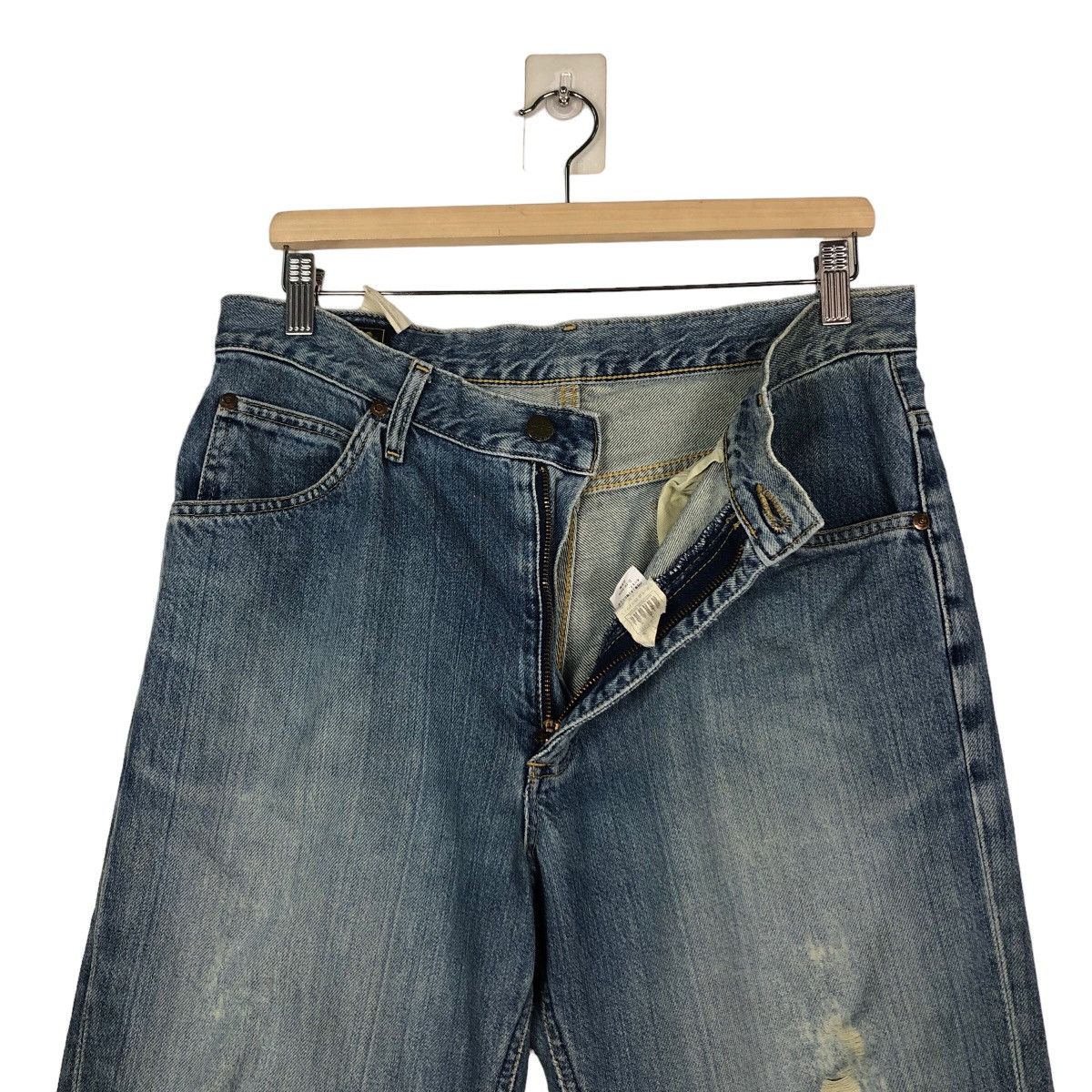 Japanese Brand 🔥Vintage Lee Rider Denim Jeans Union Made Size US 32 / EU 48 - 16 Thumbnail