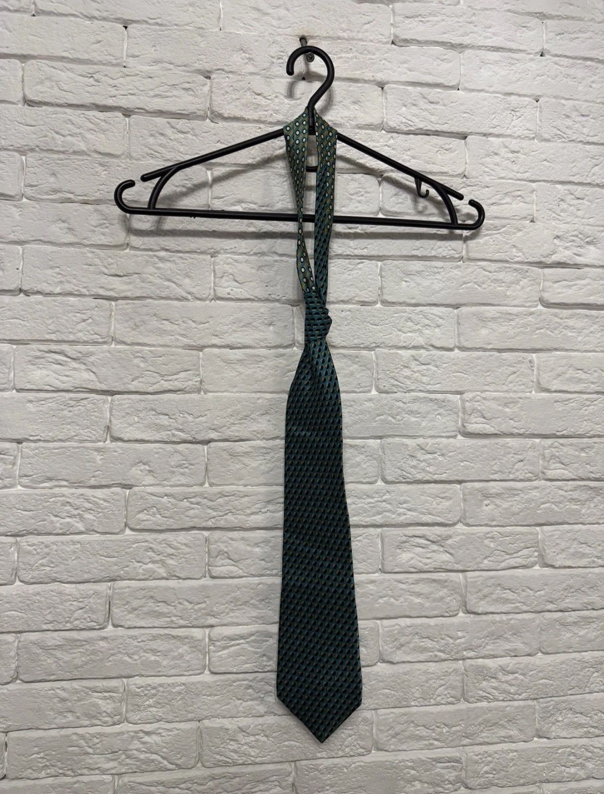 Versace Vintage 80`s Rare Gianni Versace Medusa Silk Tie One Size Size ONE SIZE - 2 Thumbnail