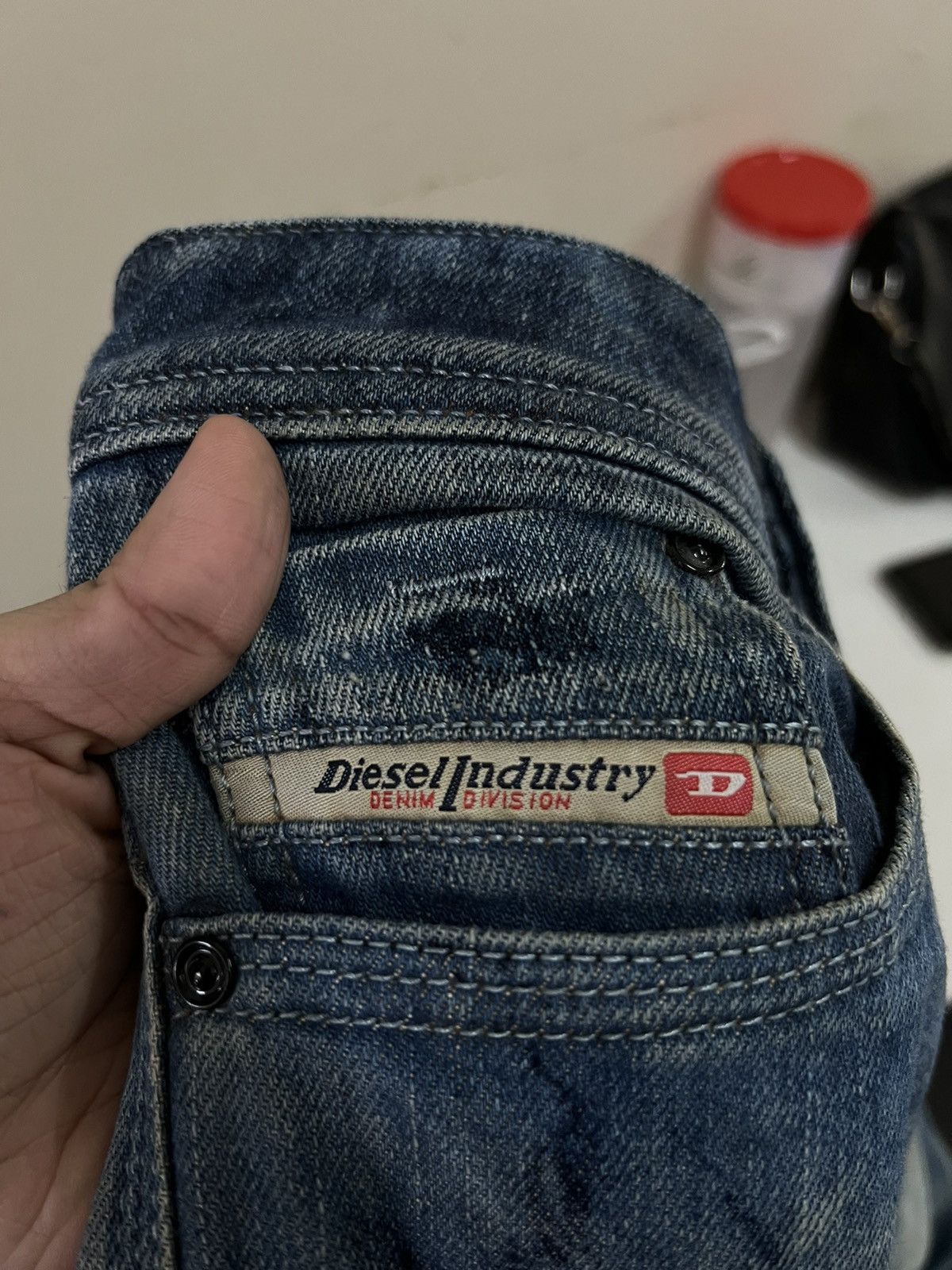 Diesel 🔥 DIESEL THANAZ WASH DYED PAIN SPLASH Size US 30 / EU 46 - 21 Thumbnail