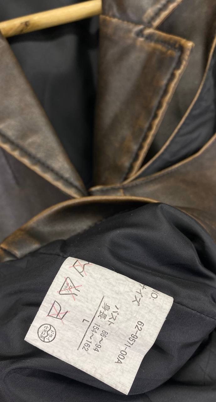 Japanese Brand Vintage Rebilah Leather Vest Size L / US 10 / IT 46 - 6 Thumbnail