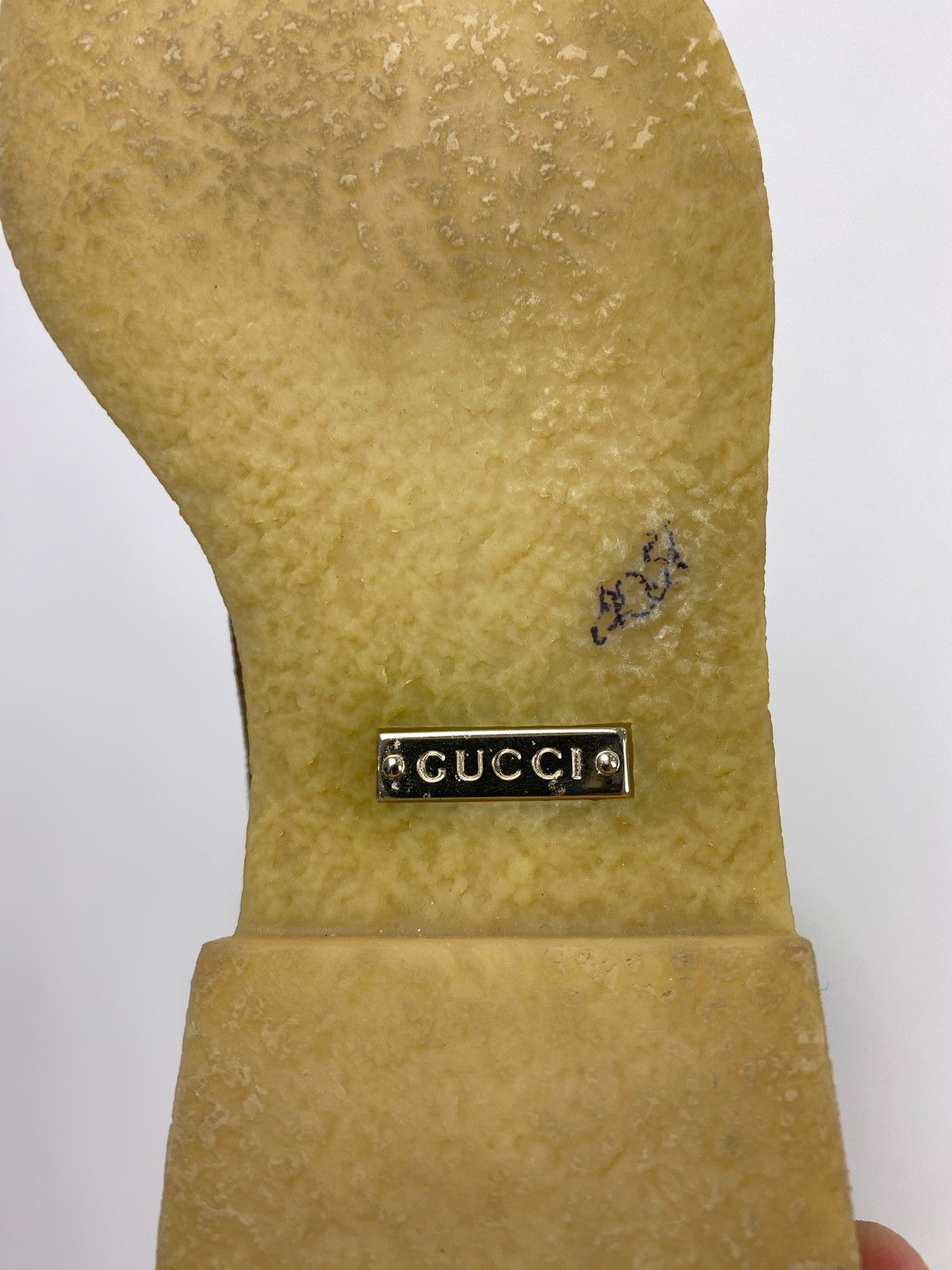 Gucci Gucci Guccissima GG Brown Suede Knee High Fur Lined Boots Size US 7 / IT 37 - 18 Thumbnail