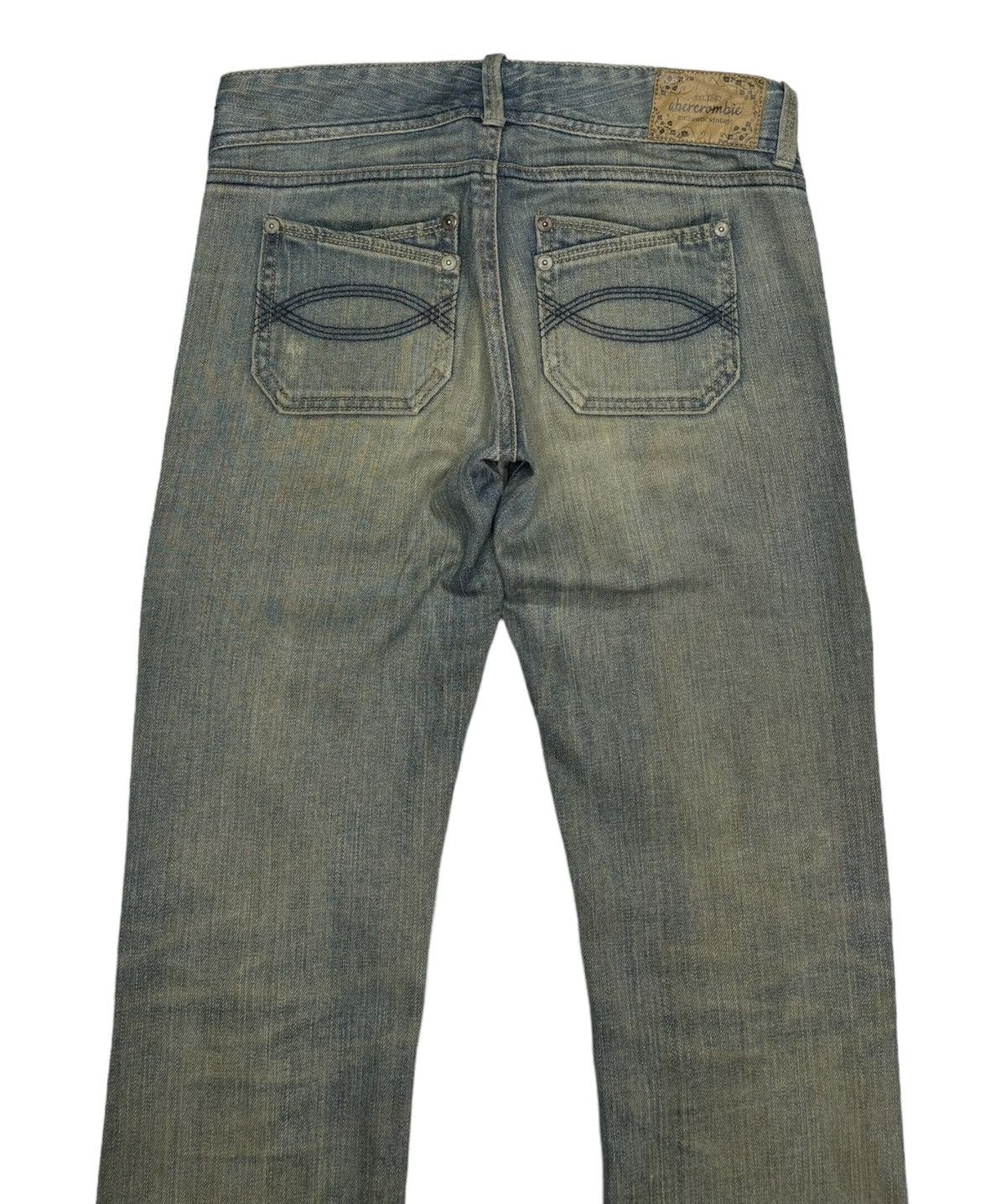 If Six Was Nine 🔥A&F FLARE JEANS RUSTY BOOTCUT DENIM JEANS Size 27" / US 4 / IT 40 - 6 Thumbnail